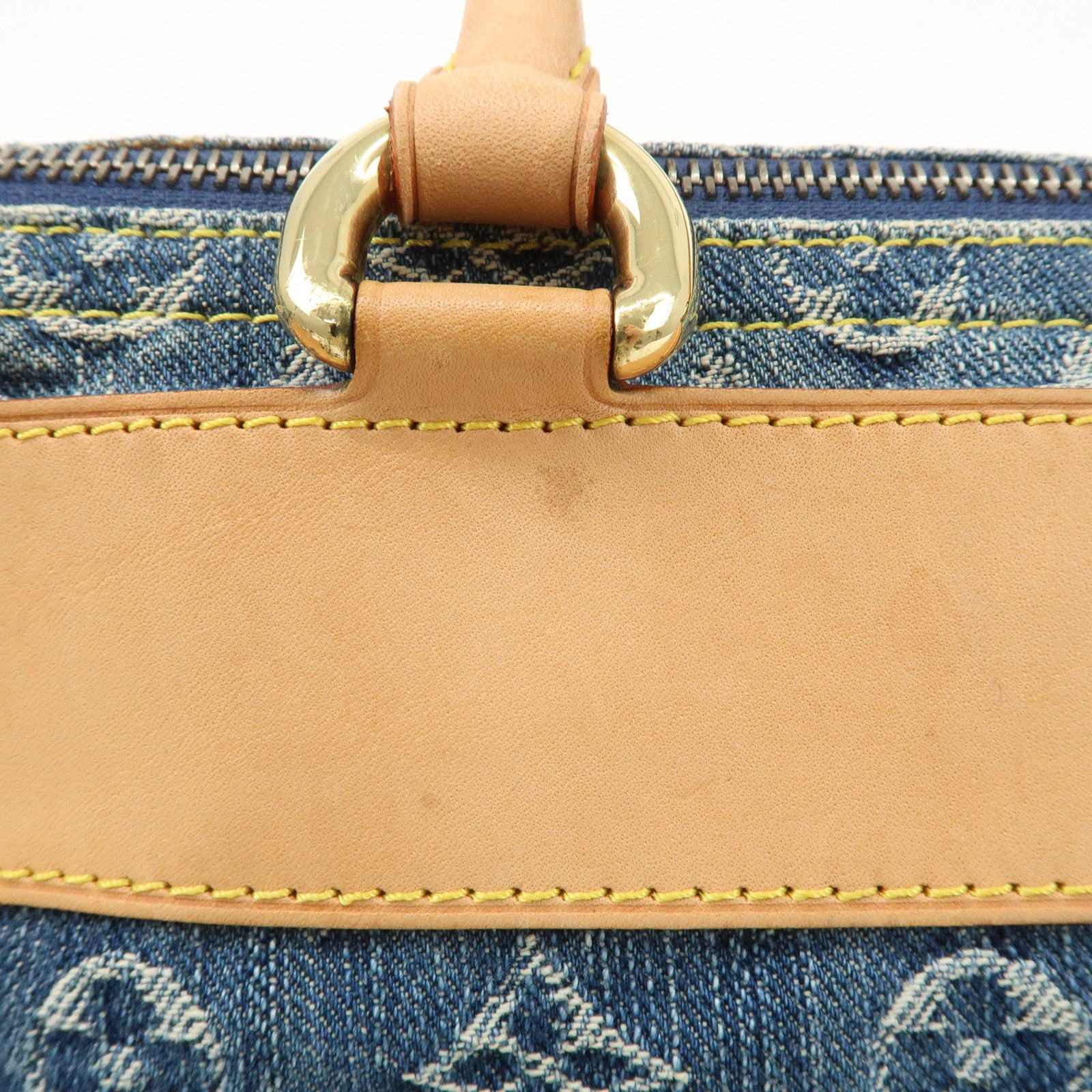 Louis Vuitton Monogram Denim Neo Speedy Boston Bag Blue M95019 Used