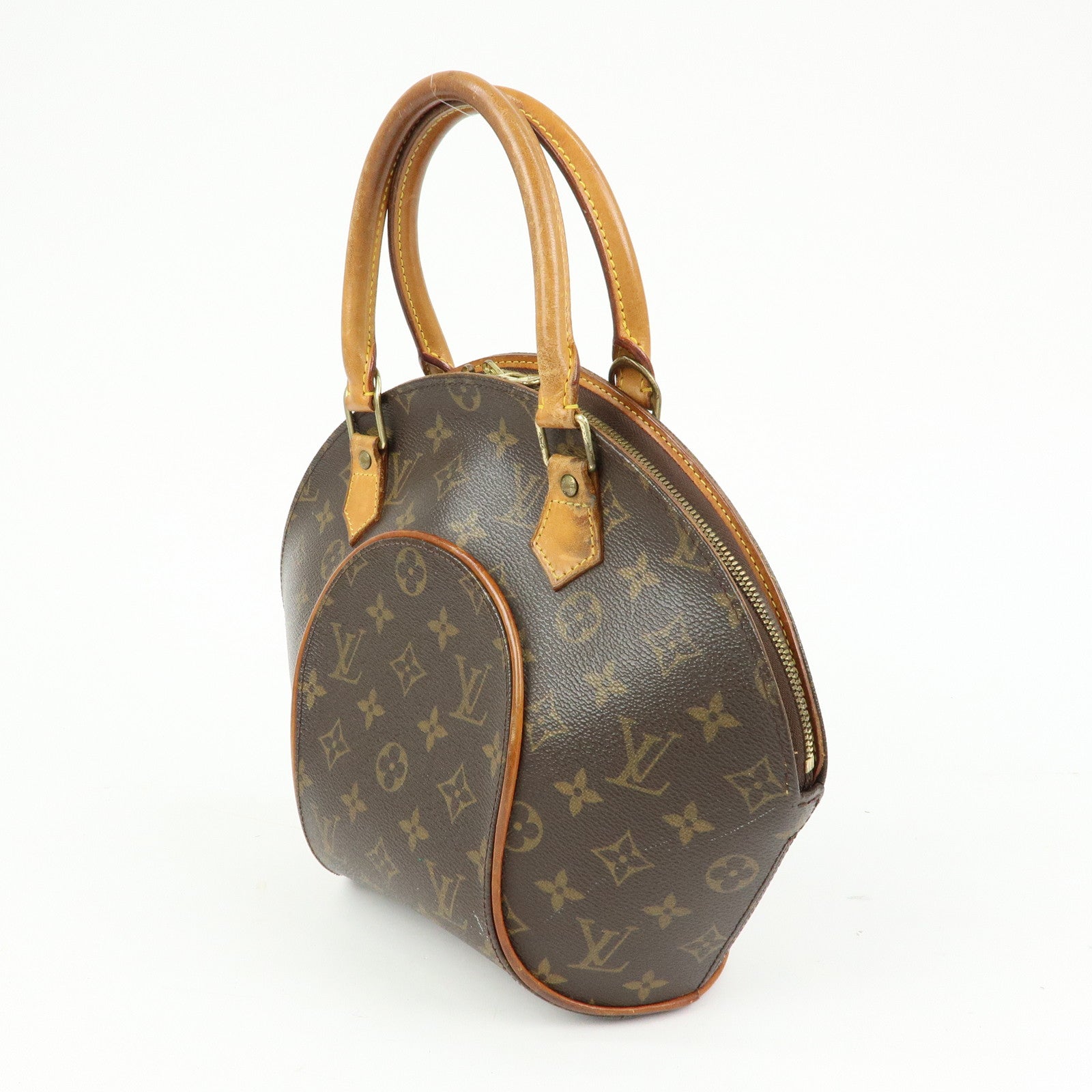 Louis Vuitton Monogram Ellipse PM Hand Bag Brown M51127