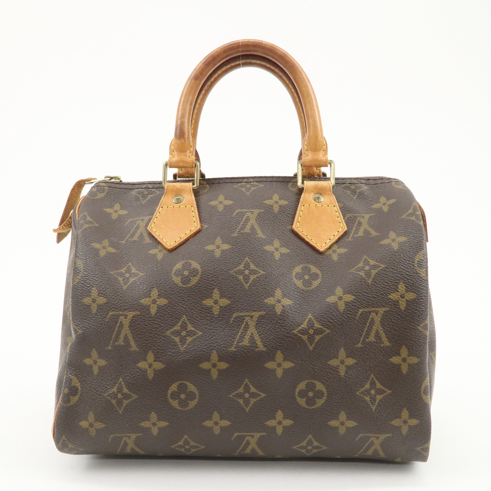 Louis Vuitton Monogram Speedy 25 Boston Bag Hand Bag Brown M41528