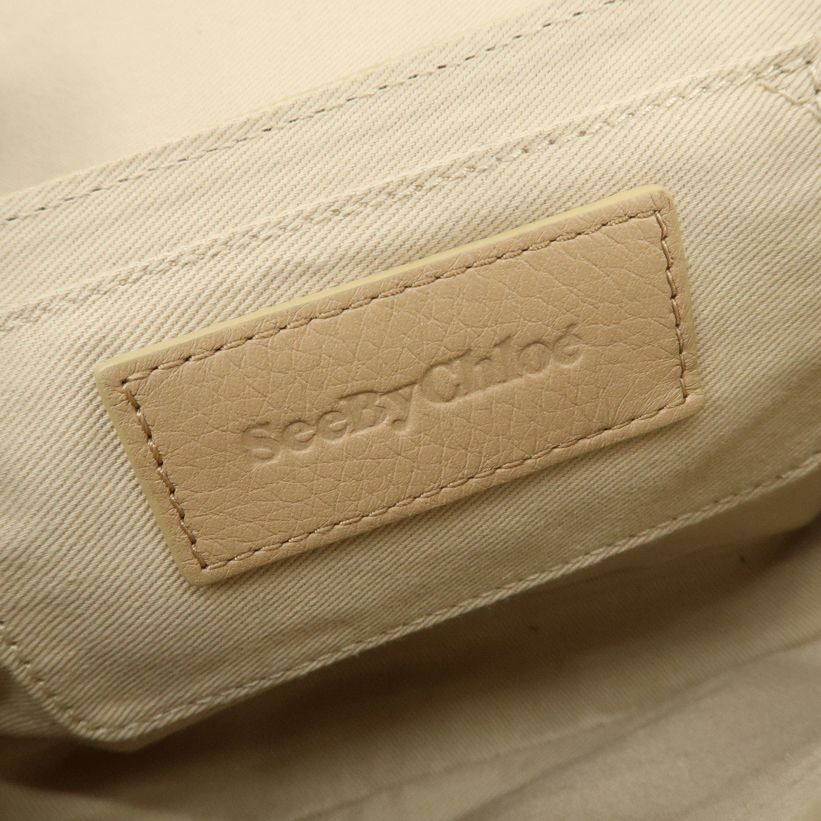 Chloe See By Chloe Hana Suede Leather Shoulder Crossbody Bag Gold