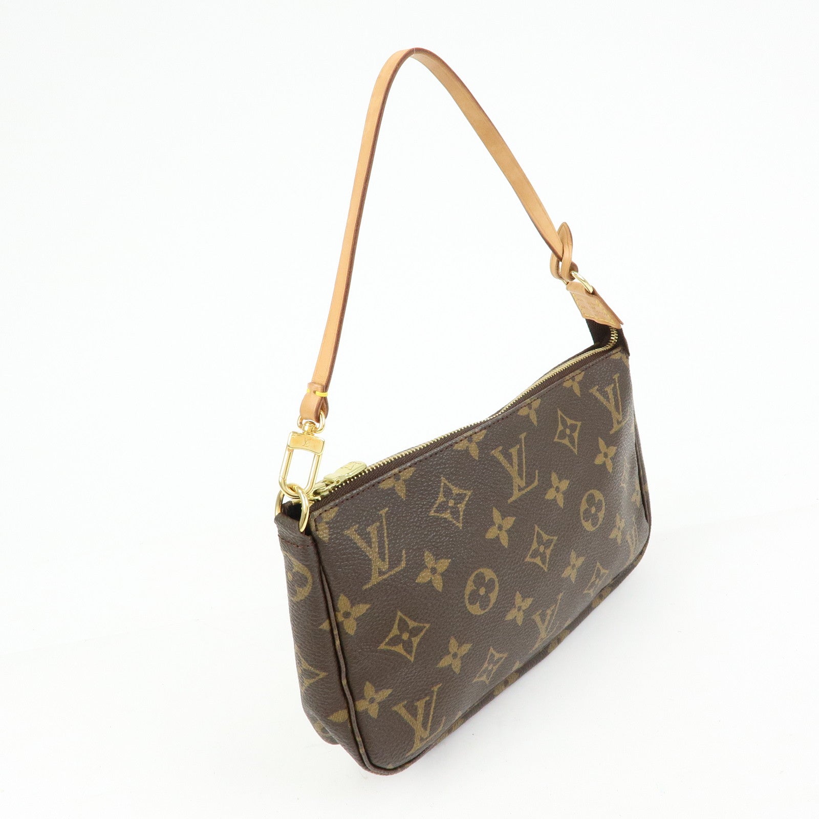 Louis Vuitton Monogram Pochette Accessoires Pouch Hand Bag M51980