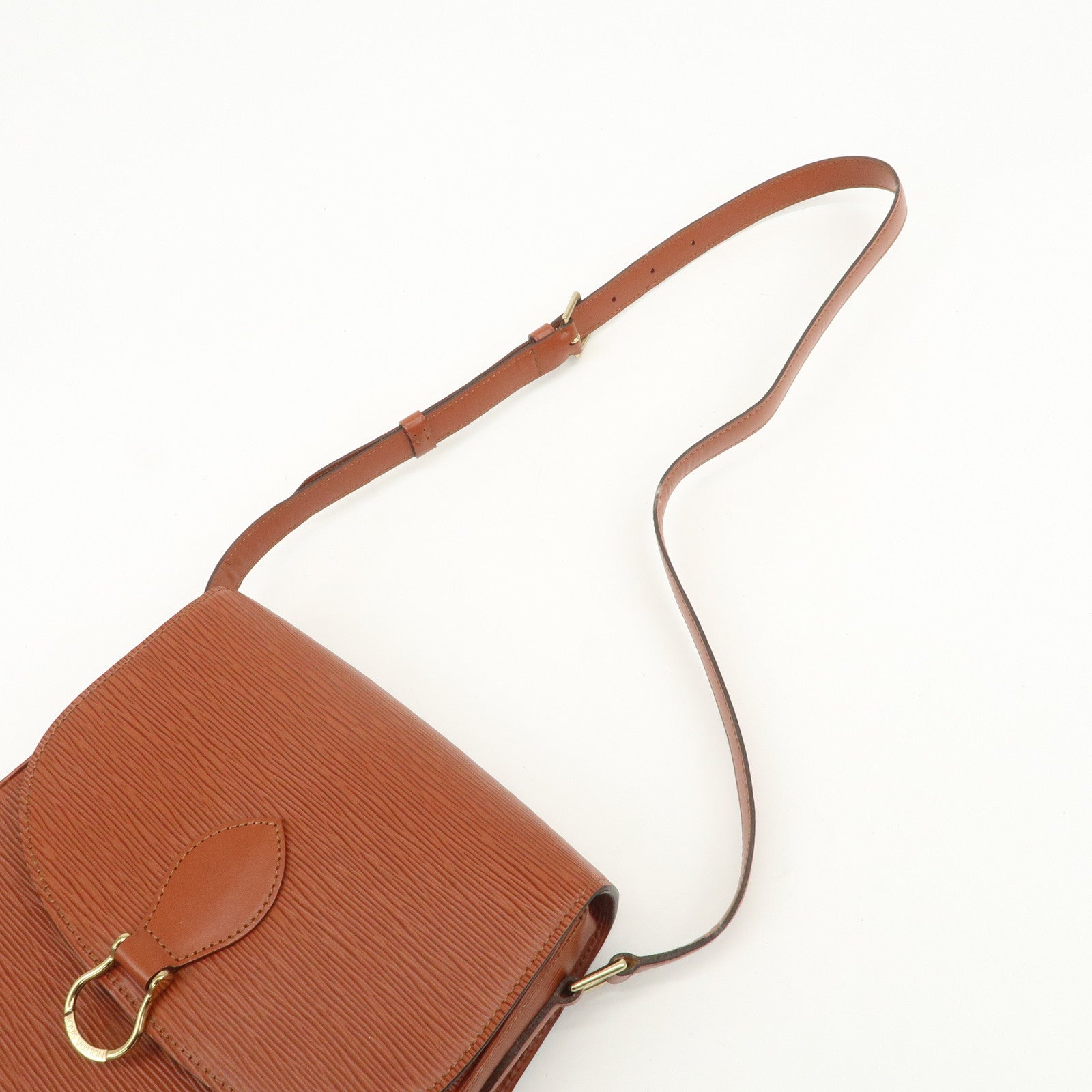 Louis Vuitton Epi Saint Cloud Shoulder Bag Kenya Brown M52193