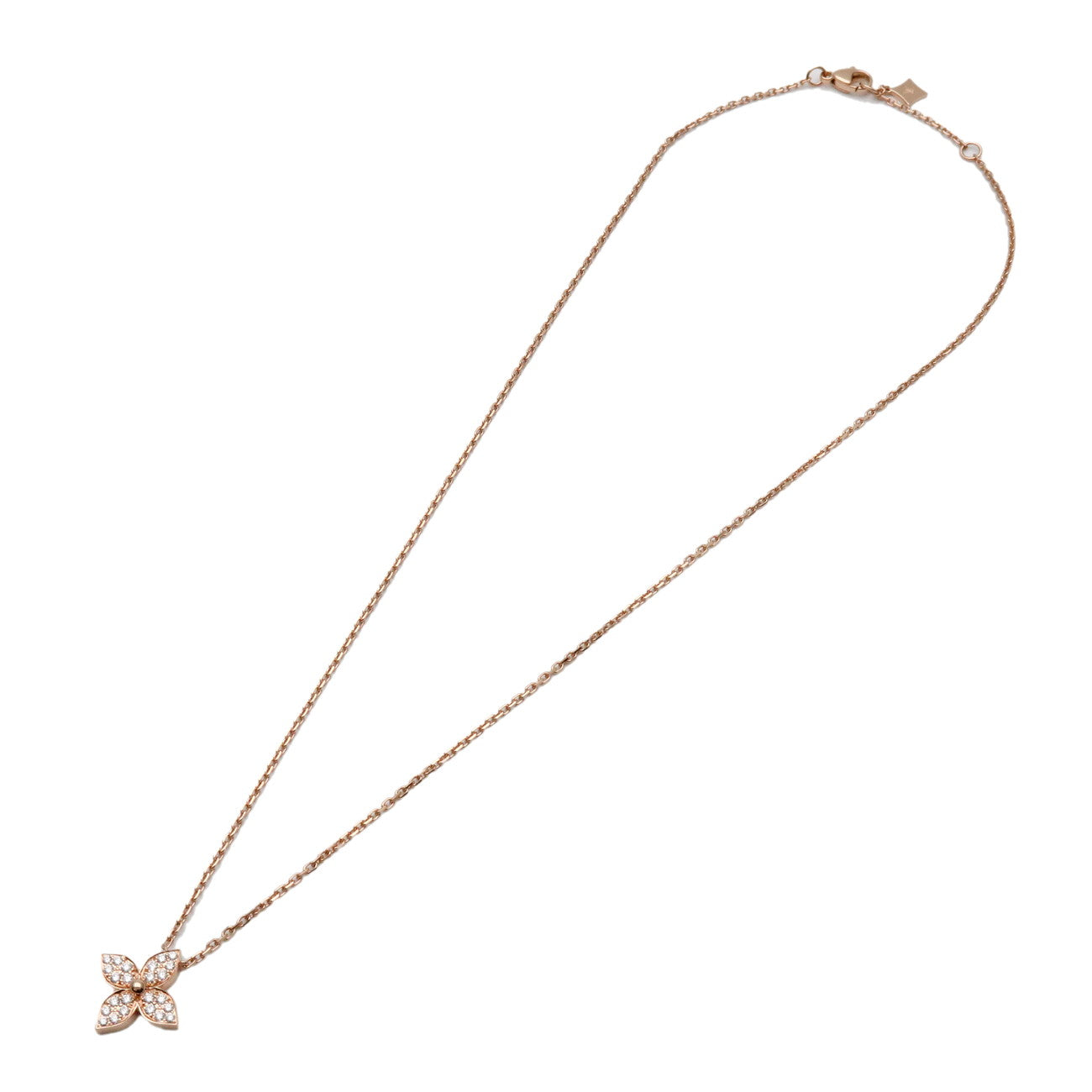 Louis Vuitton Pendantif Star Blossom Diamond Necklace 750PG Q93710