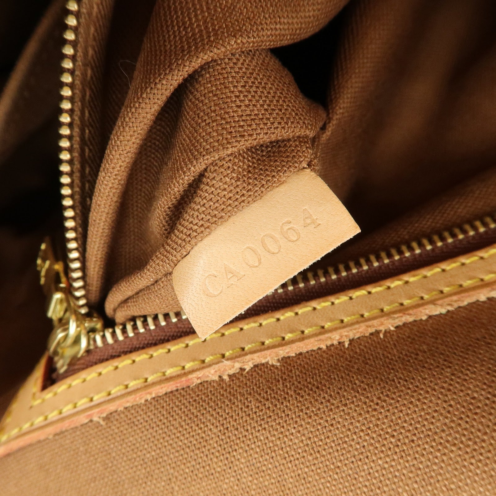 Louis Vuitton Monogram Abbesses Messenger Shoulder Bag Brown M45257