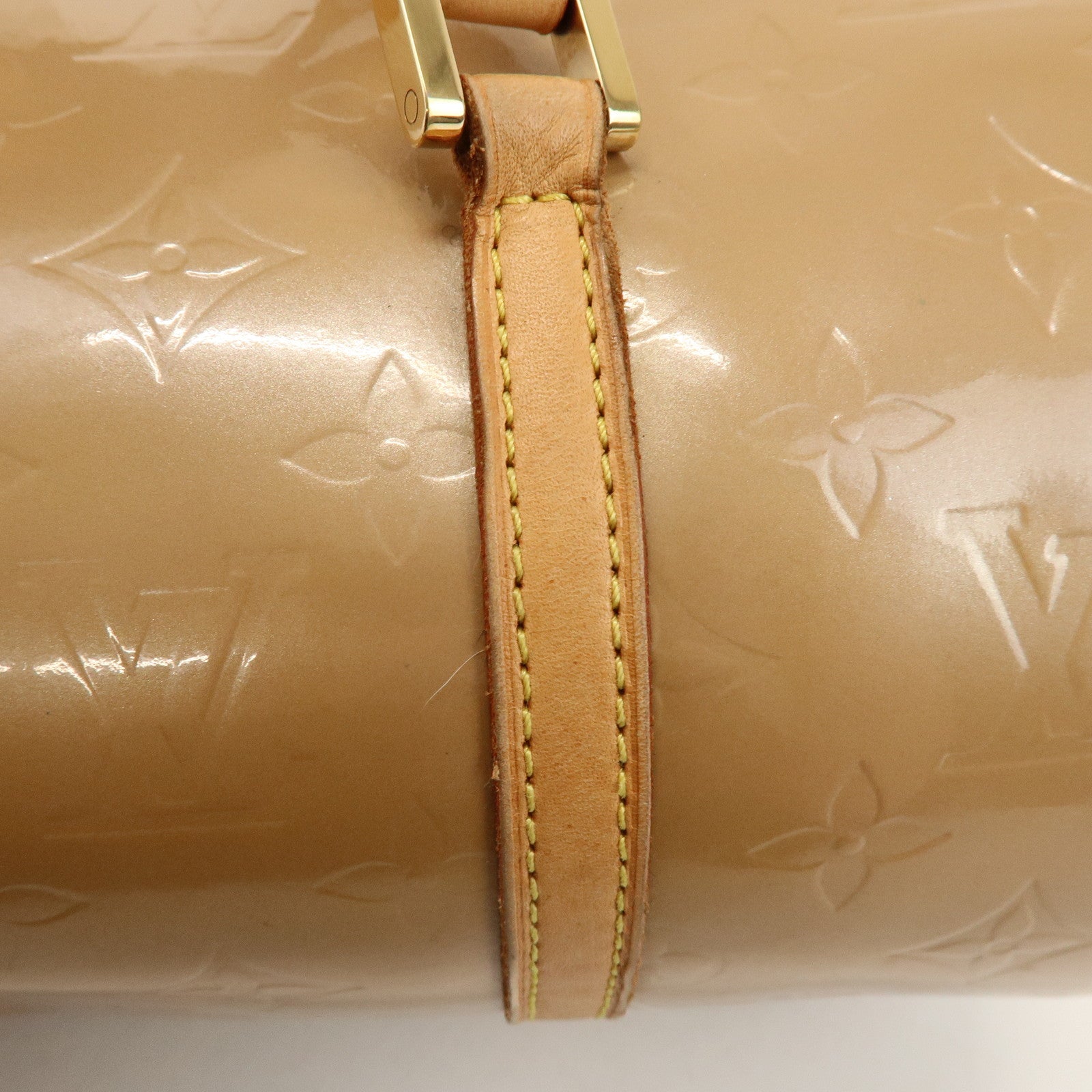 Louis Vuitton Monogram Vernis Bedford Hand Bag Noisette M91329