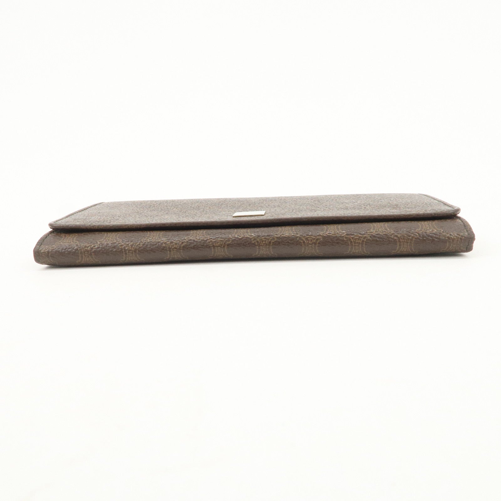 Celine Macadam Set of 2 PVC Long Wallet Brown Black