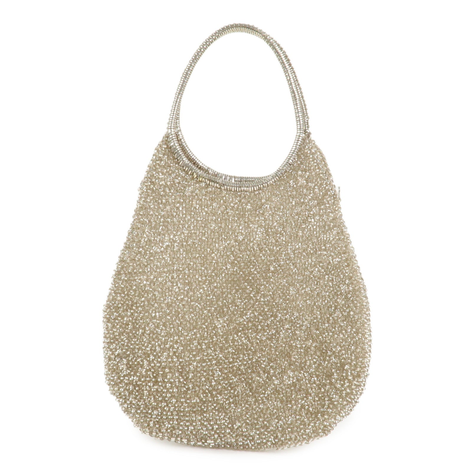 ANTEPRIMA PVC Hand Bag Shoulder Bag Clear Champagne Gold