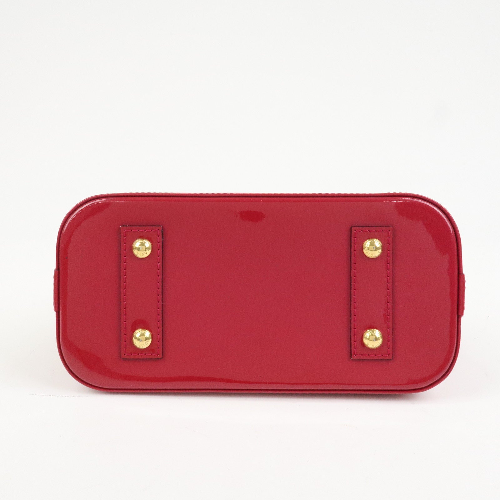 Louis Vuitton Monogram Vernis Leather Alma BB 2Way Bag Red M91606