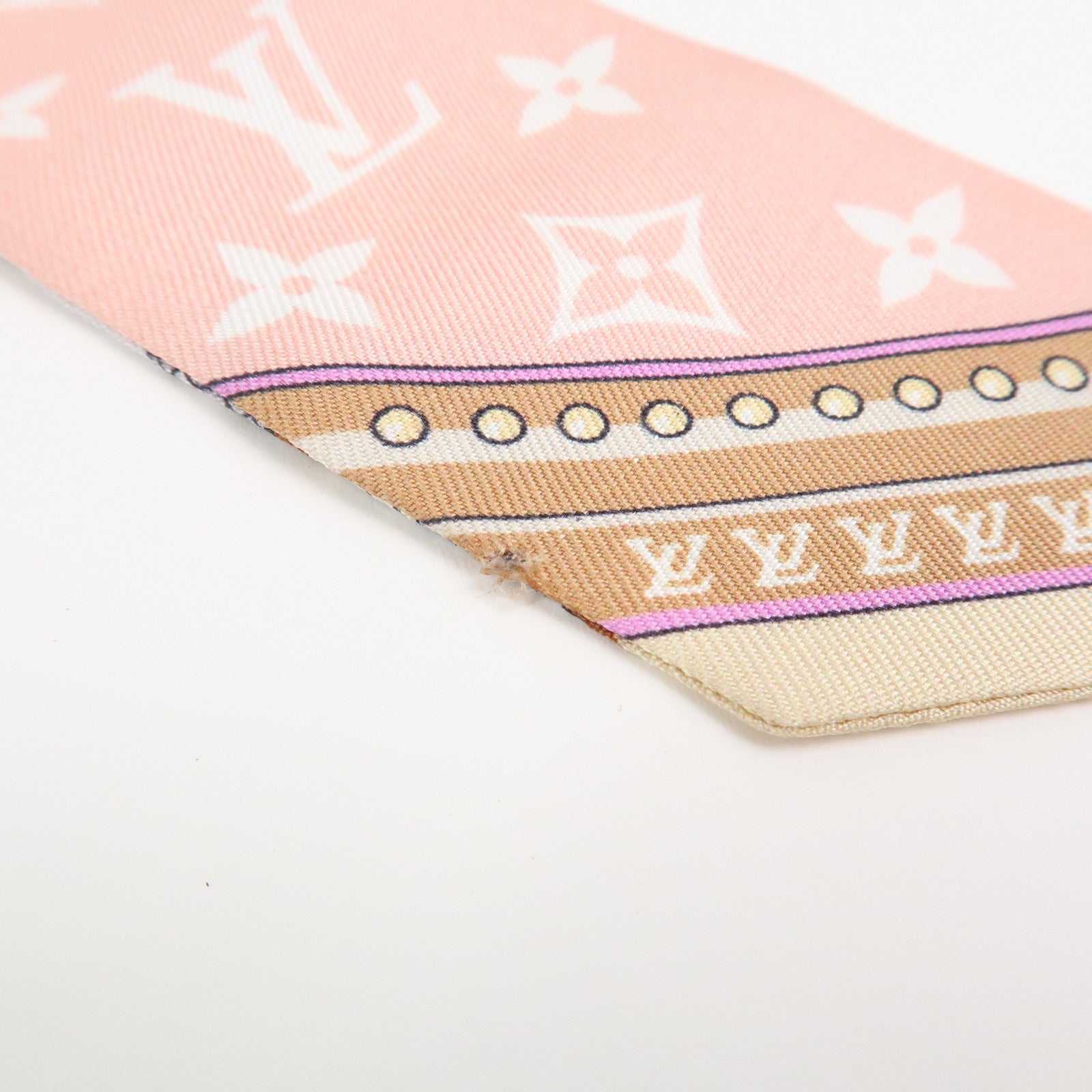 Louis Vuitton Monogram Bandeau BB Ultimate Silk 100% Scarf M78819