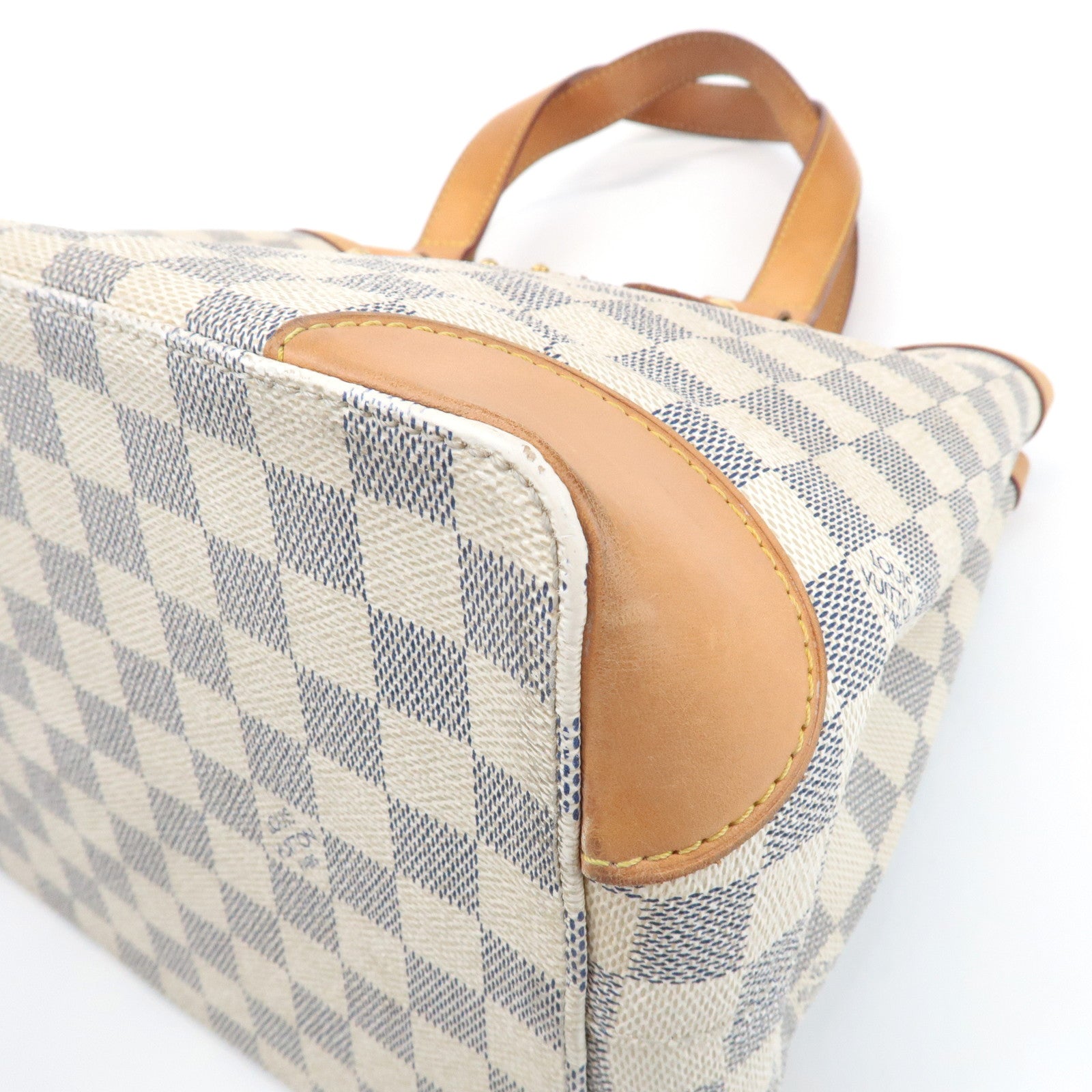 Louis Vuitton Damier Azur Hampstead PM Hand Bag Shoulder Bag N51207