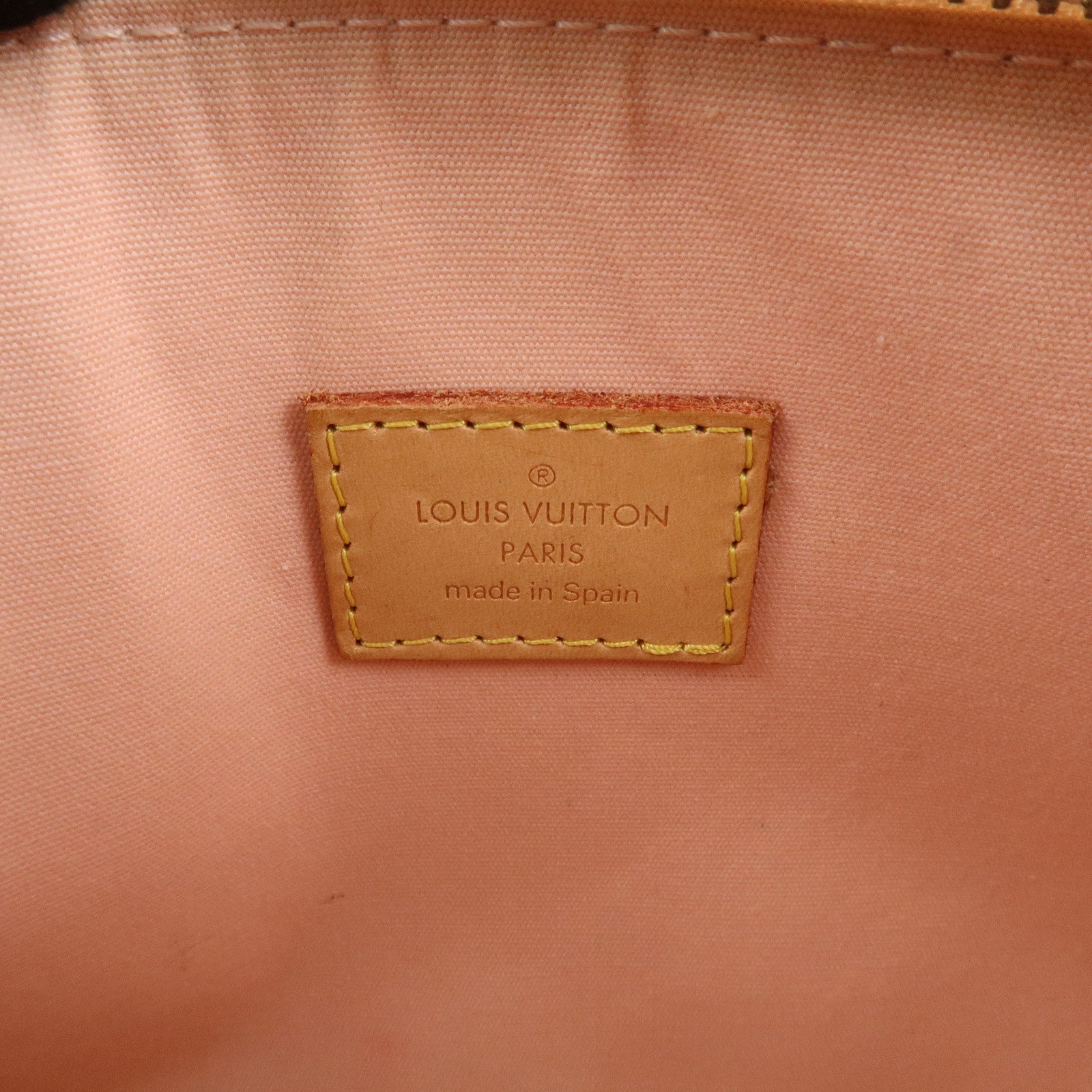 Louis Vuitton Monogram Vernis Mallory Square Hand Bag Pink M91292