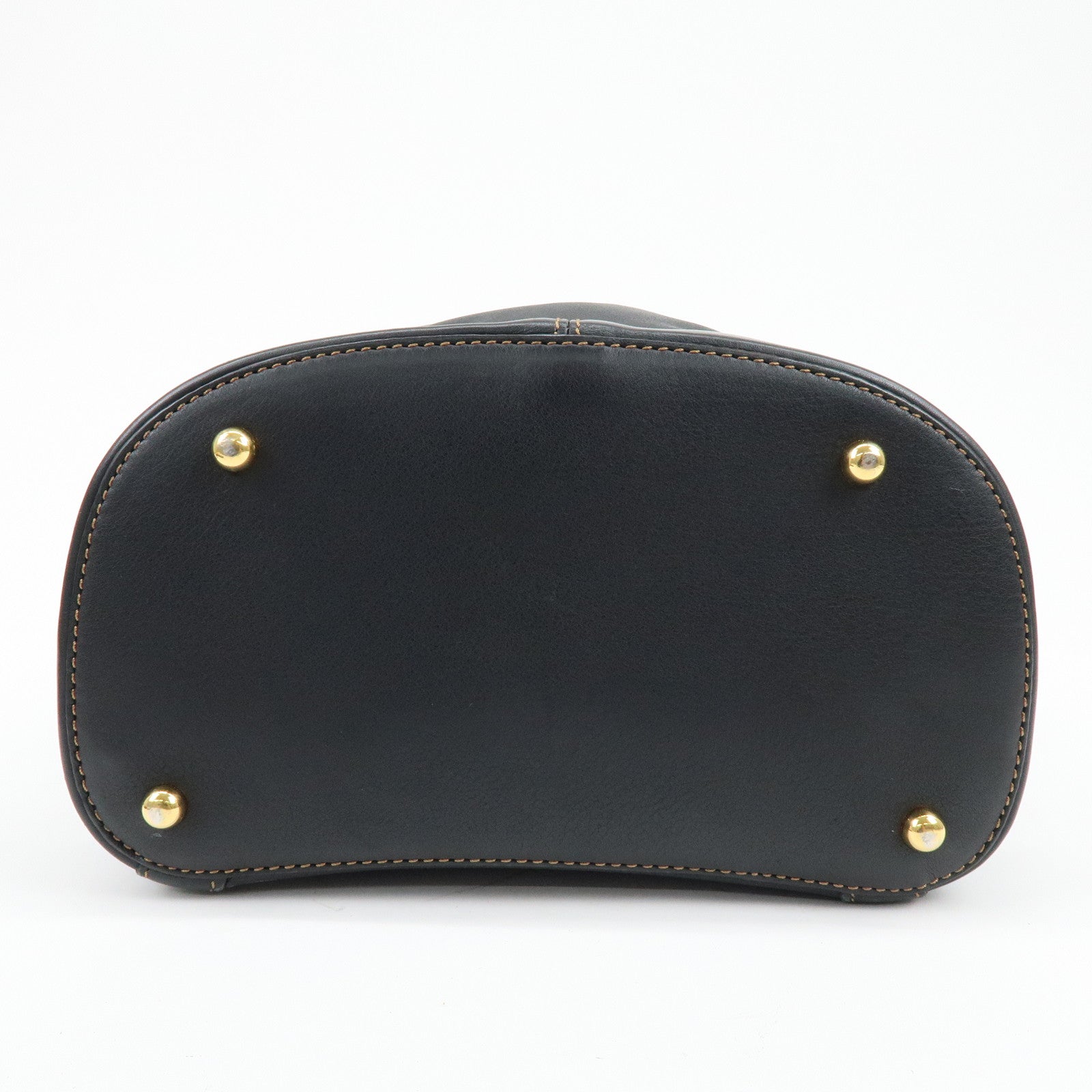 LOEWE Anton Leather Backpack Rucksuck Black