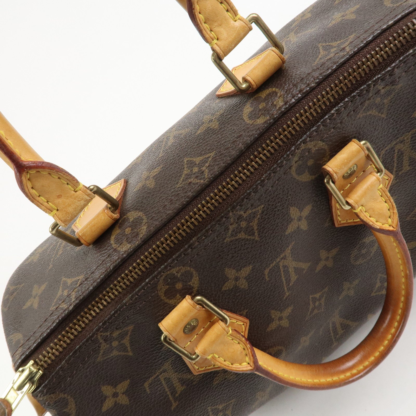 Louis Vuitton Monogram Speedy 25 Boston Bag Hand Bag Brown M41528