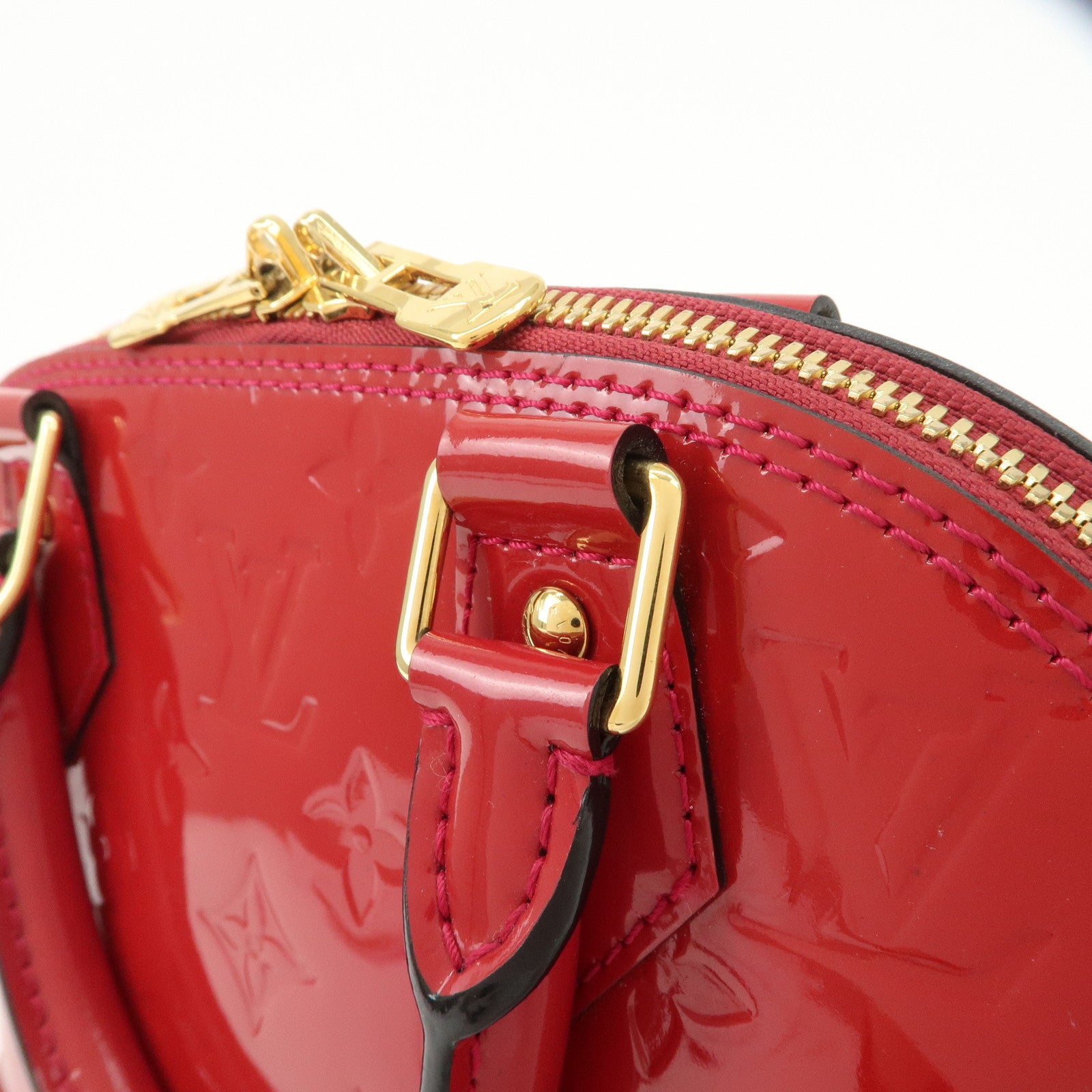 Louis Vuitton Monogram Vernis Leather Alma BB 2Way Shoulder Bag Used