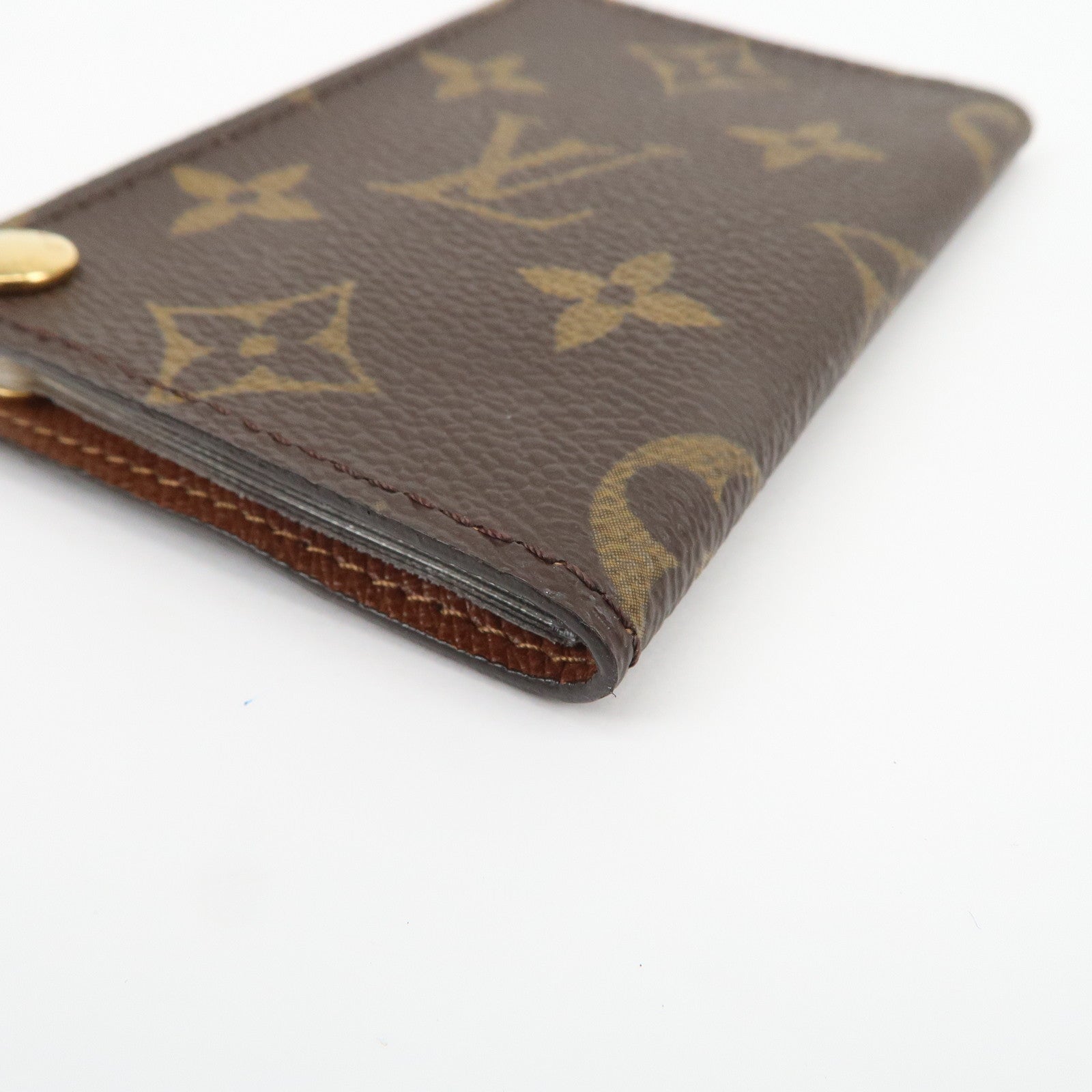 Louis Vuitton Monogram Porte Cartes Credit Pression Brown M60937