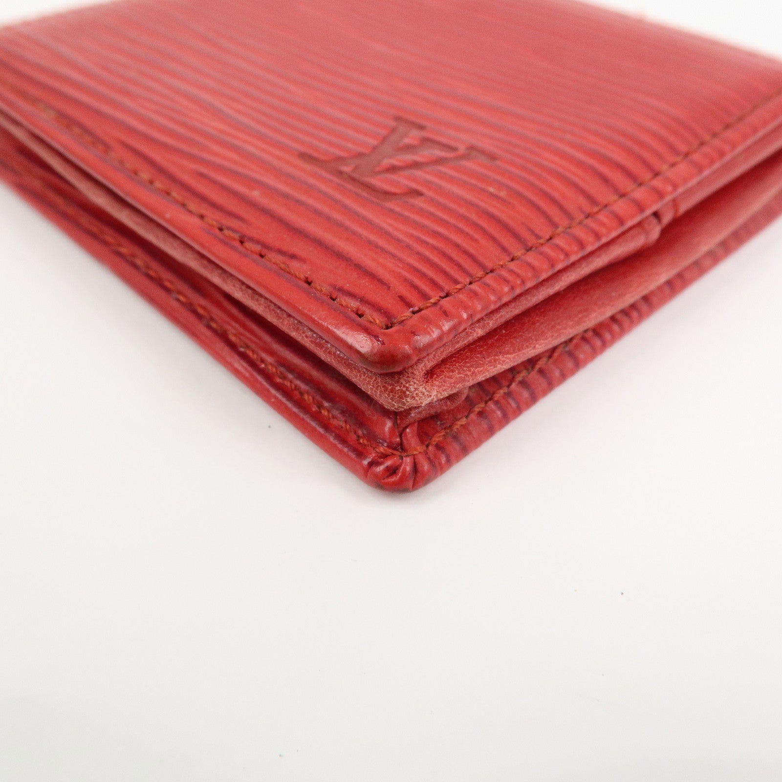 Louis Vuitton Epi Leather Porte Monnaie Boite Castilian Red M63697