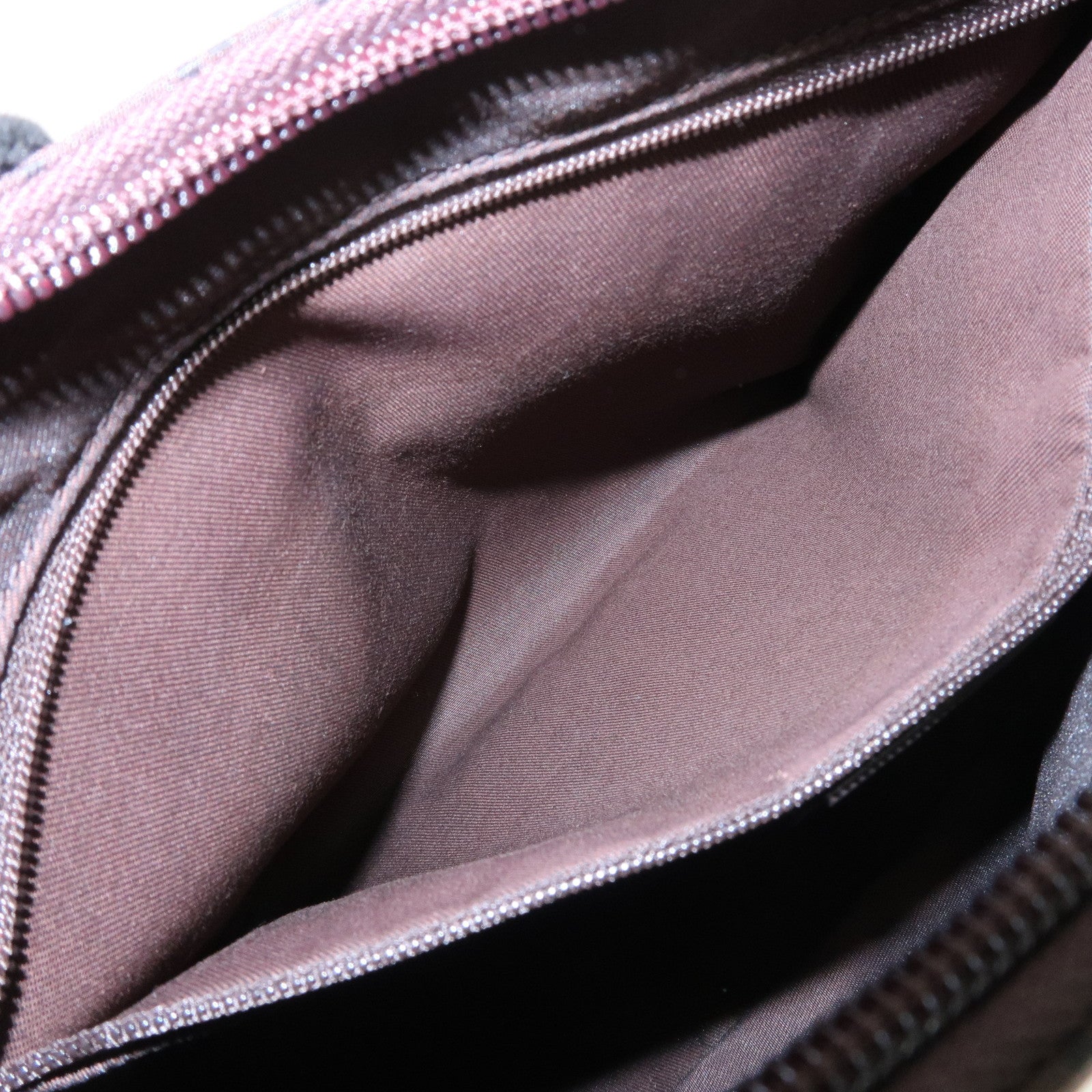 GUCCI GG Nylon Leather Shoulder Bag Hand Bag Brown 179776