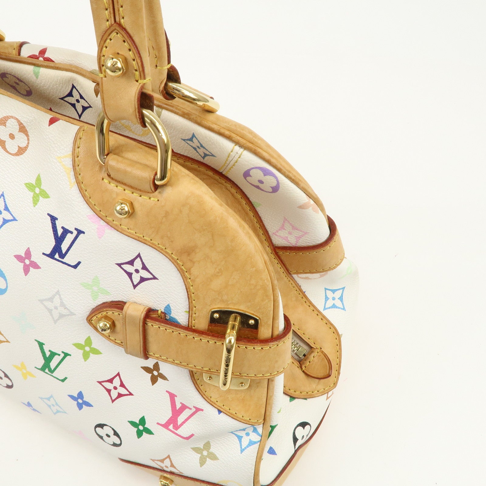 Louis Vuitton Monogram Multicolor Claudia Hand Bag Blanc M40193