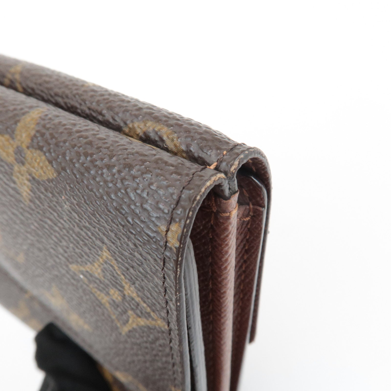 Louis Vuitton Monogram Porte Monnaie Billets Carte Credit M61660 Used