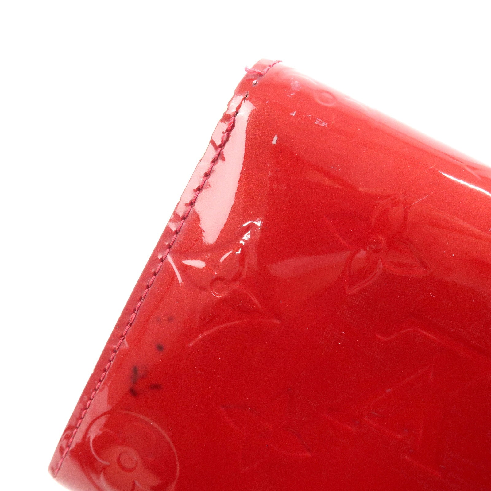 Louis Vuitton Monogram Vernis Leather Wallet Pomme d'Amour M93530 Used