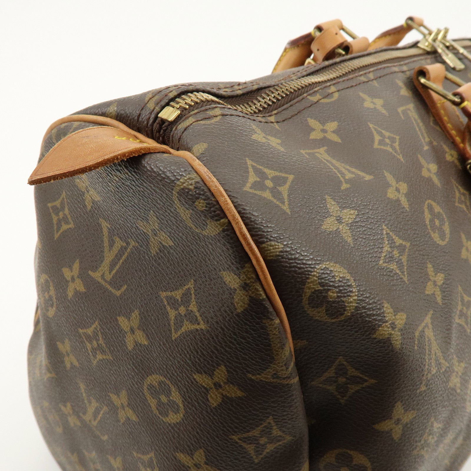 Louis Vuitton Monogram Keep All 50 Boston Bag Brown M41426