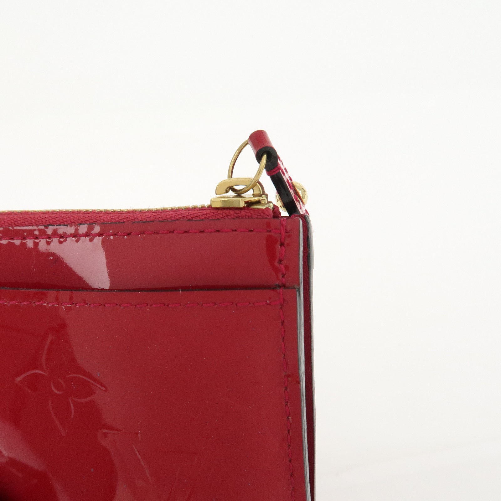 Louis Vuitton Monogram Vernis Pochette Cles NM Rose Indien M61466