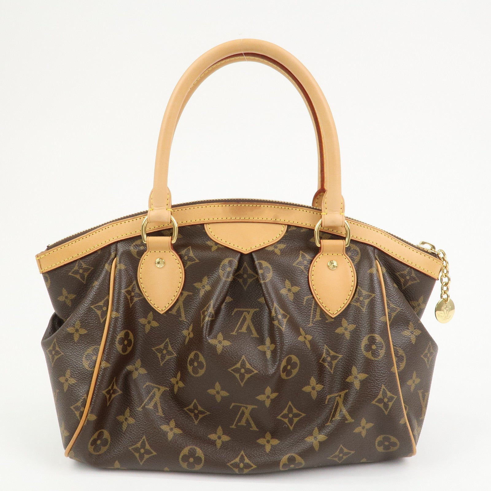 Louis Vuitton Monogram Tivoli PM Hand Bag Shoulder Bag Brown M40143