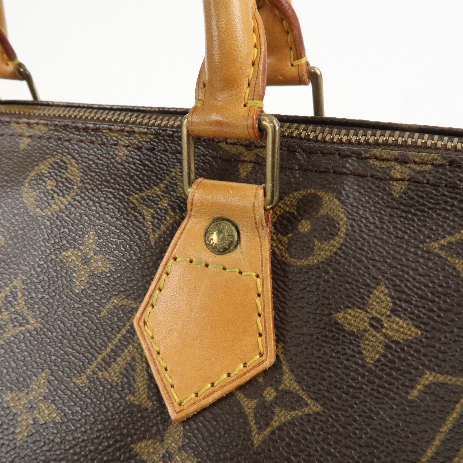 Louis Vuitton Monogram Speedy 30 Boston Bag Hand Bag Brown M41526