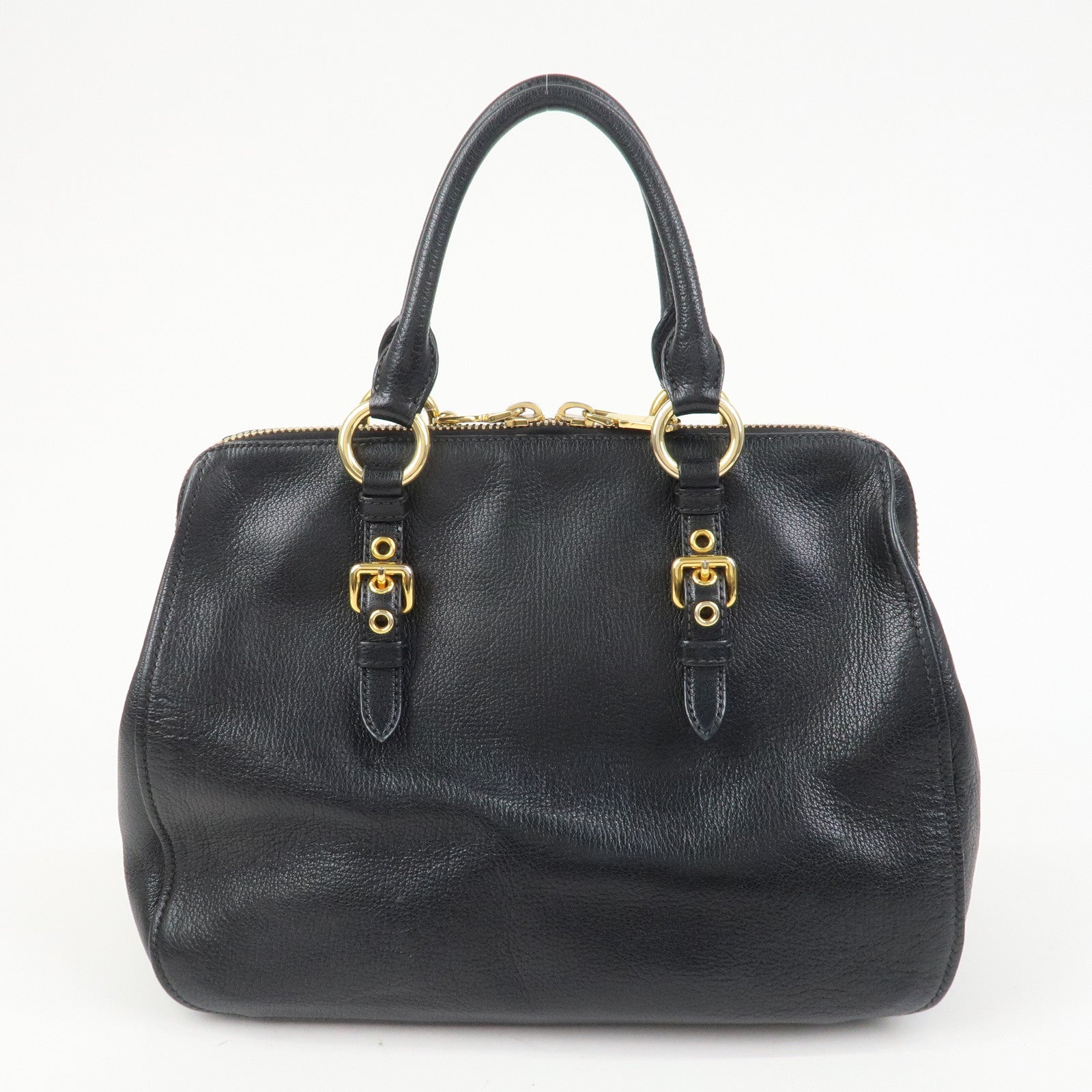MIU MIU MADRAS 2Way Bag Hand Bag Shoulder Bag RL0058