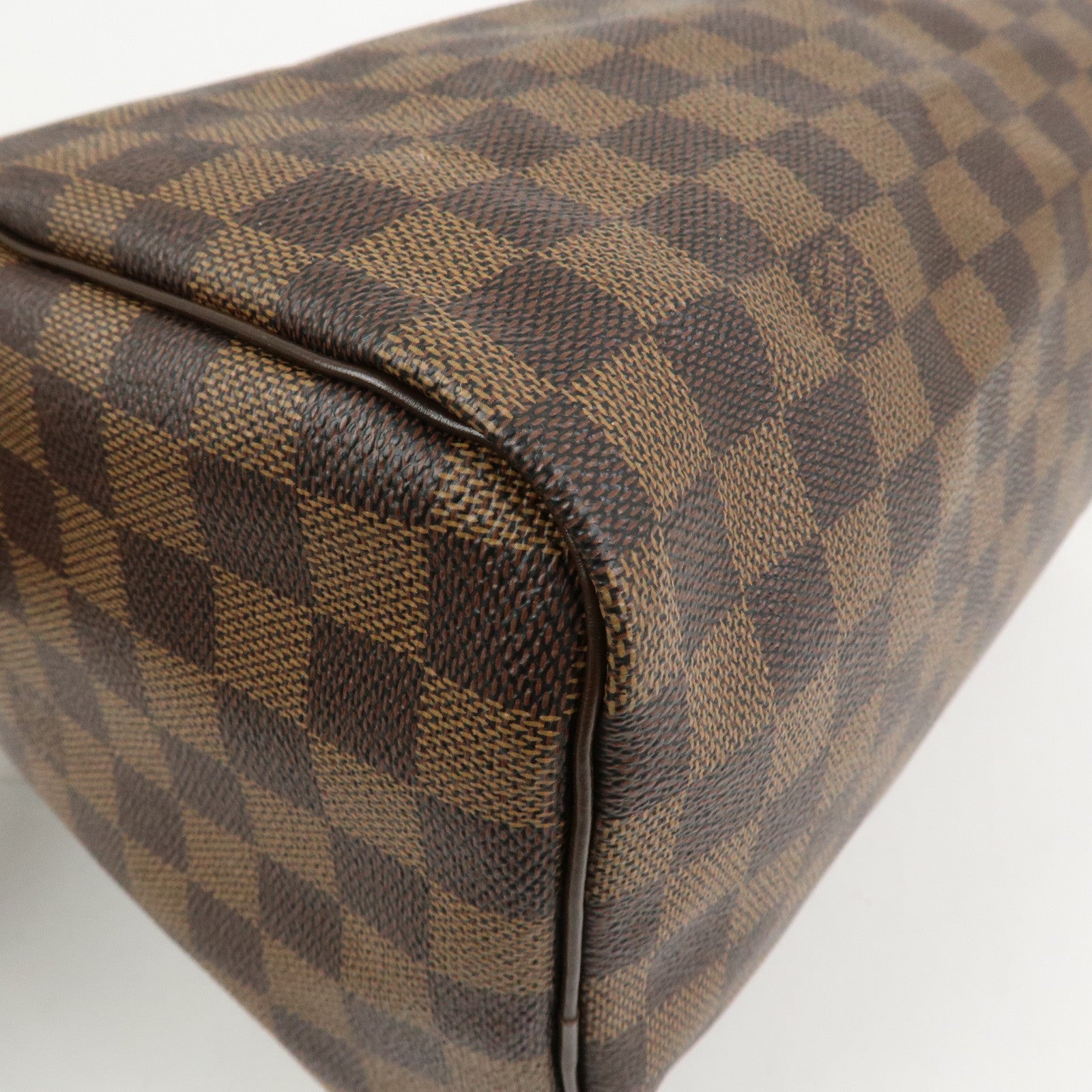 Louis Vuitton Damier Ebene Canvas Speedy 30 Boston Bag N41364