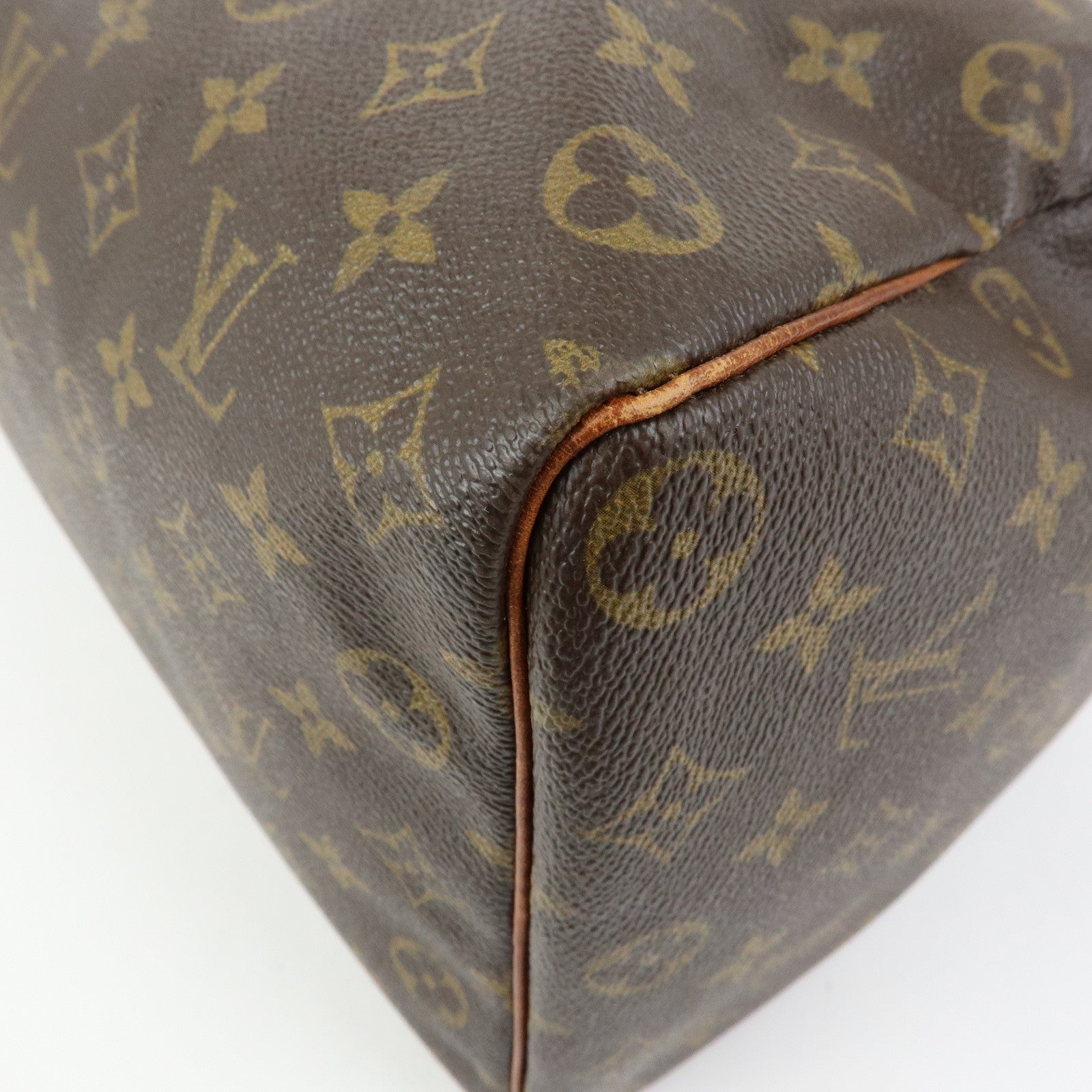 Louis Vuitton Monogram Speedy 35 Boston Bag Hand Bag Brown M41524