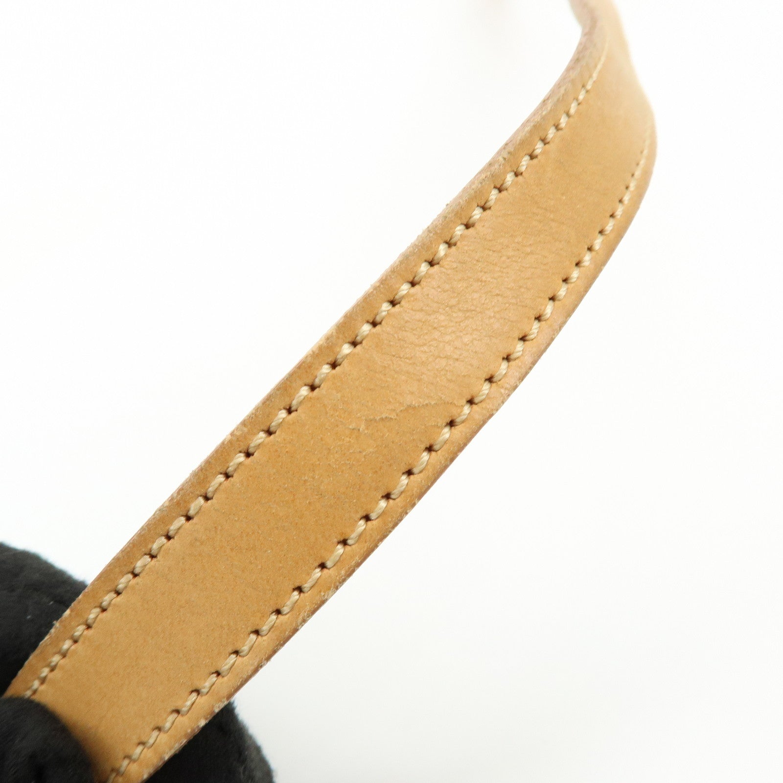 Christian Dior Trotter PVC Leather 2Way Bag Shoulder Bag Navy Brown