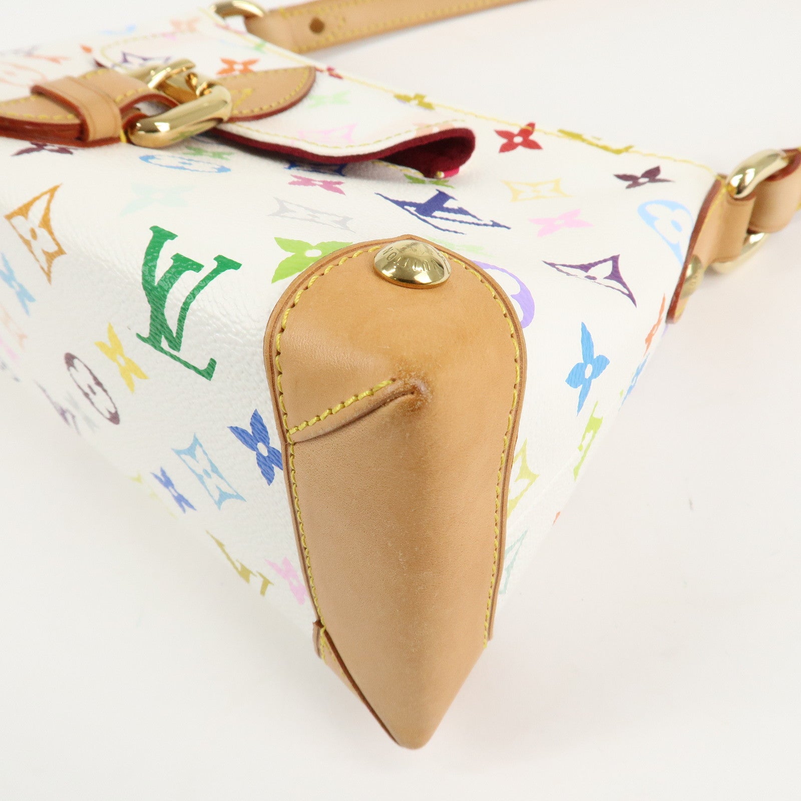 Louis Vuitton Monogram Multicolor Eliza Shoulder Bag Blanc M40098 Used