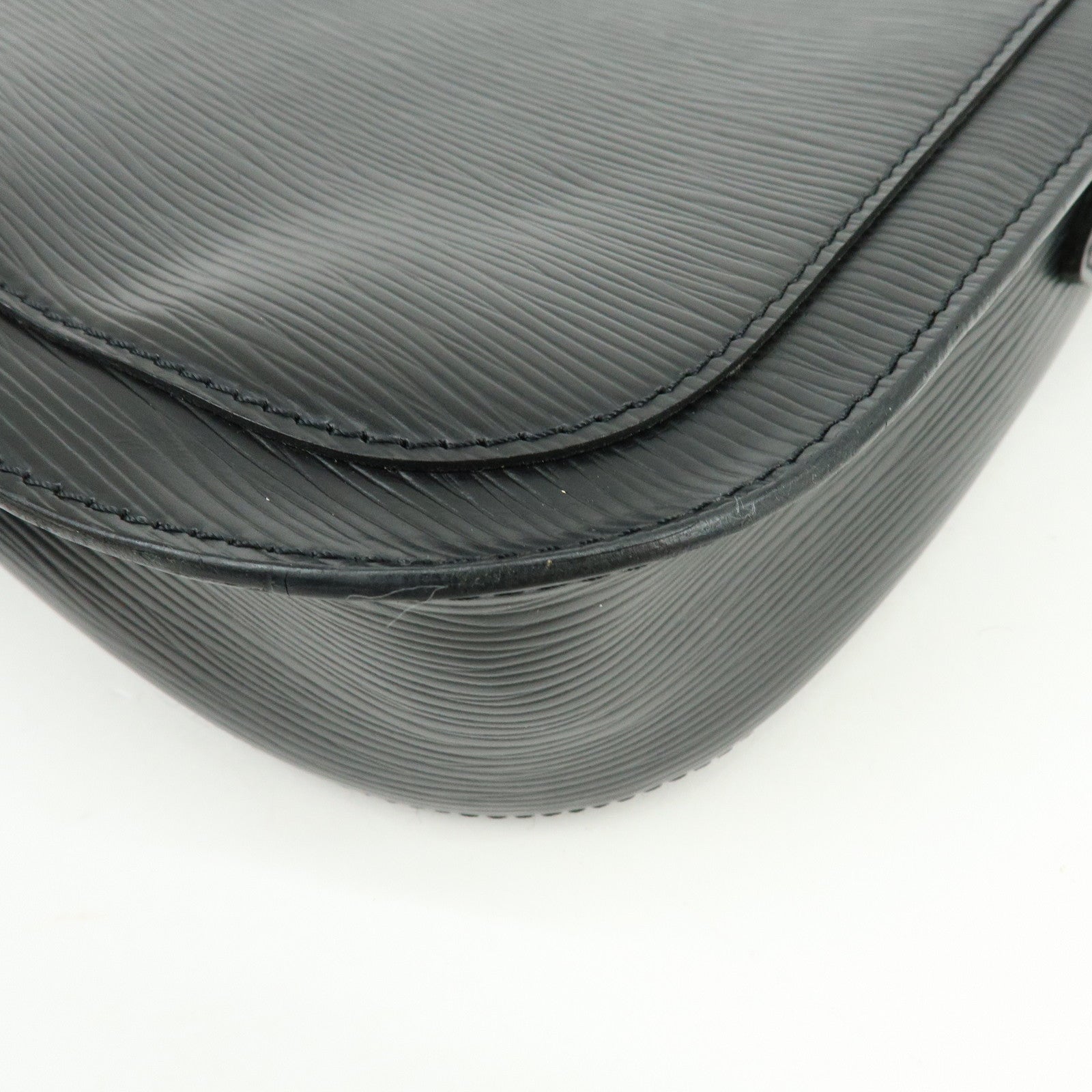 Louis Vuitton Epi Saint Cloud Shoulder Bag Black Noir M52192