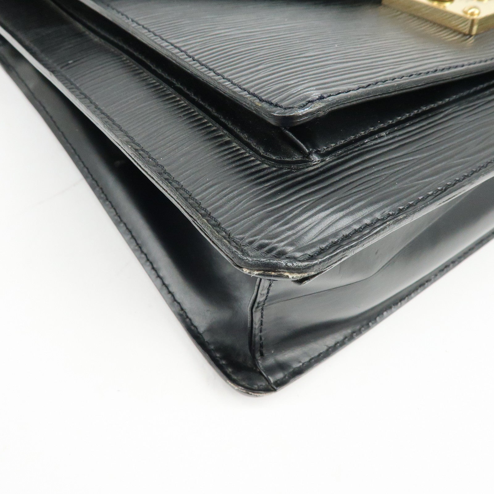 Louis Vuitton Epi Monceau 2Way Shoulder Bag Hand Bag Noir M52122