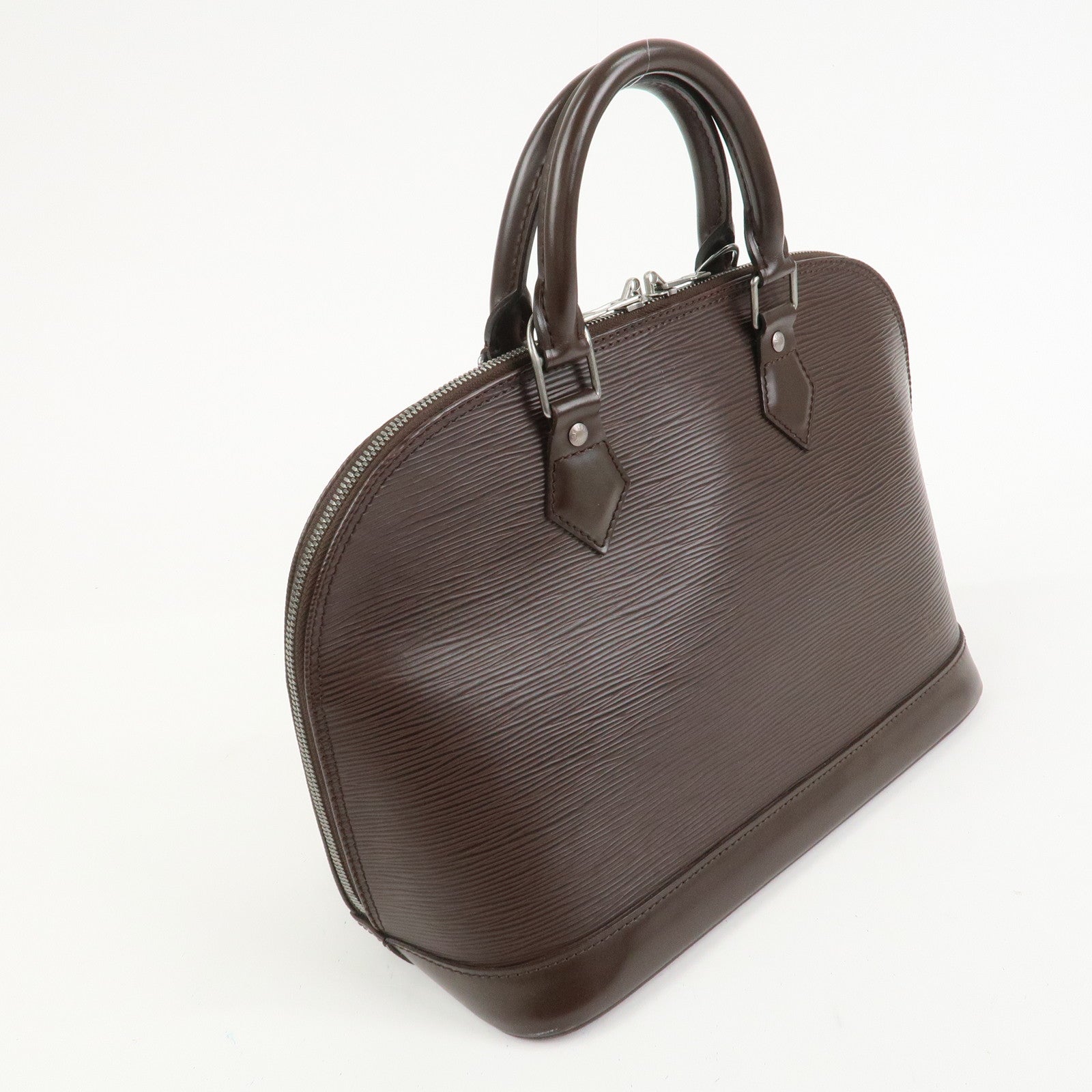 Louis Vuitton Epi Alma Hand Bag Hand Bag Mocha M5214D