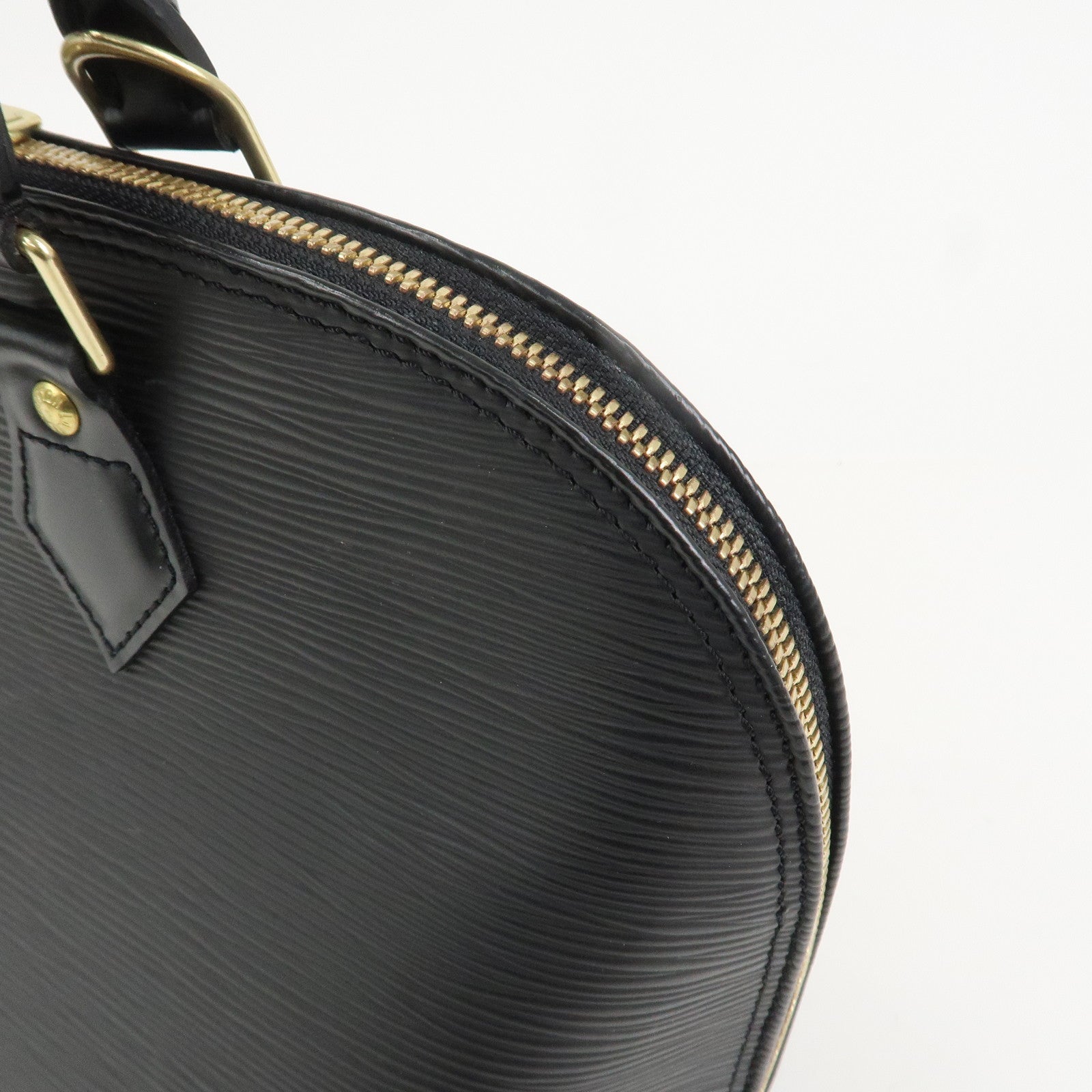 Louis Vuitton Epi Leather Alma PM Hand Bag Noir Black M52802