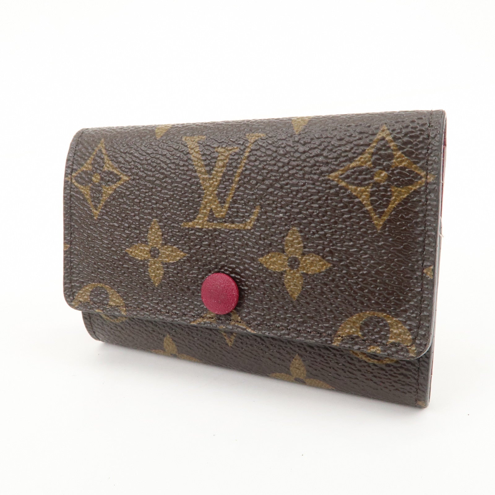 Louis Vuitton Monogram Multicles 6 Key Case Brown Fuchsia M60701