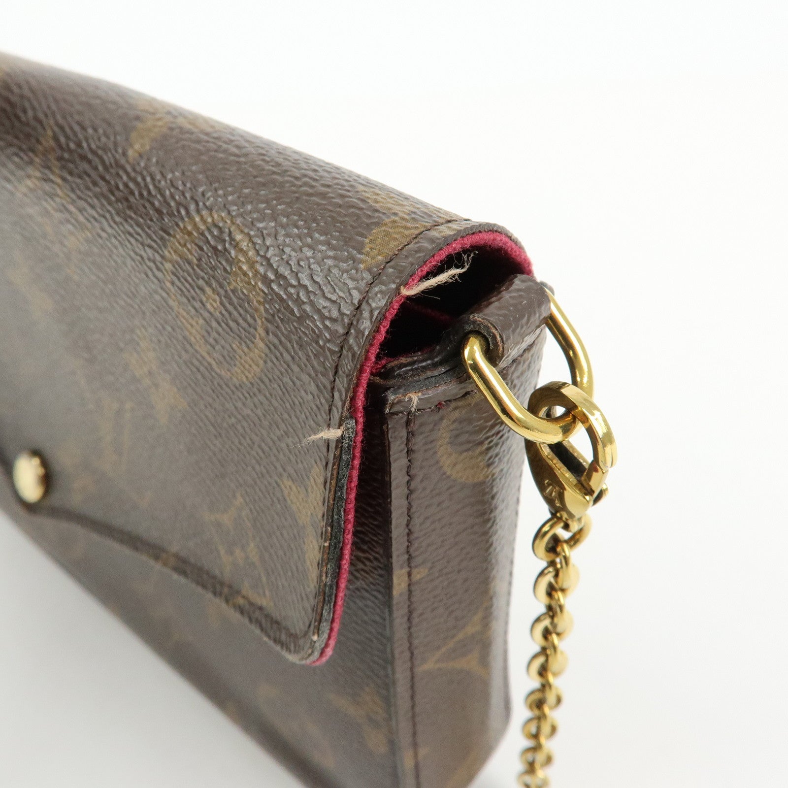 Louis Vuitton Monogram Pochette Felicie Shoulder Bag Brown M61276
