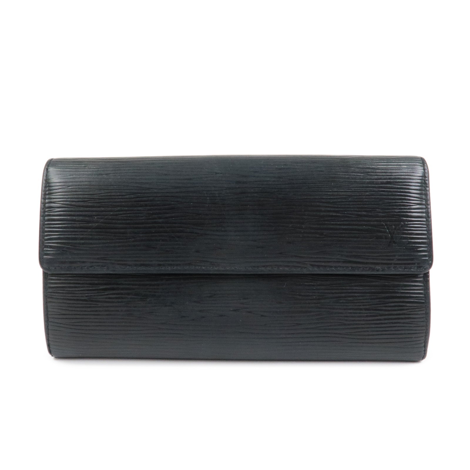 Louis Vuitton Epi Portefeuille Sarah Wallet Noir Black M63742
