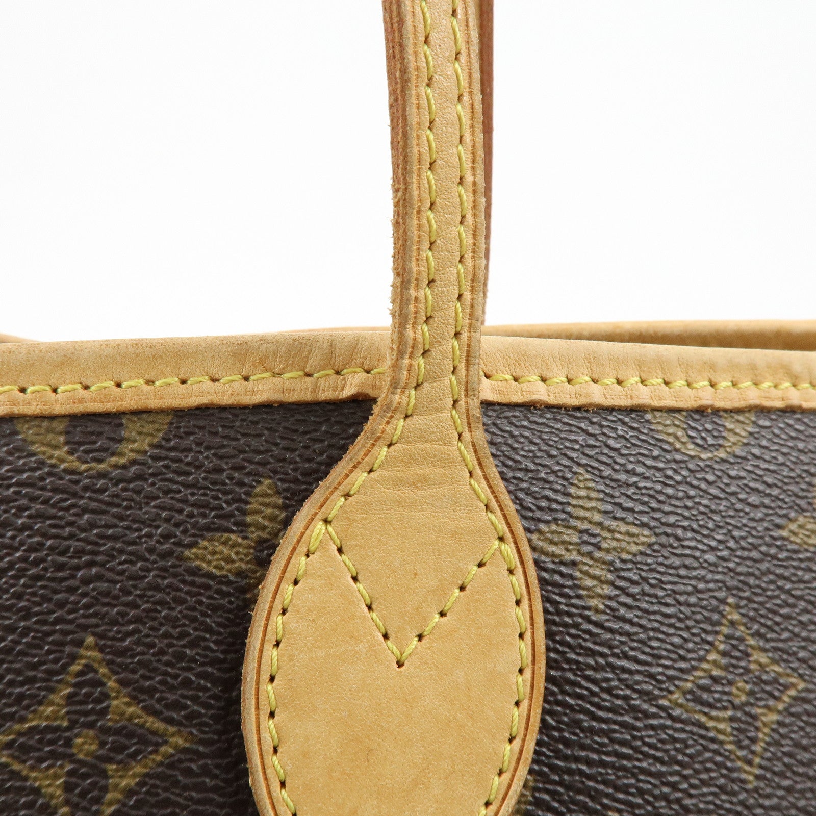 Louis Vuitton Monogram Neverfull GM Tote Bag Hand Bag Brown M40157