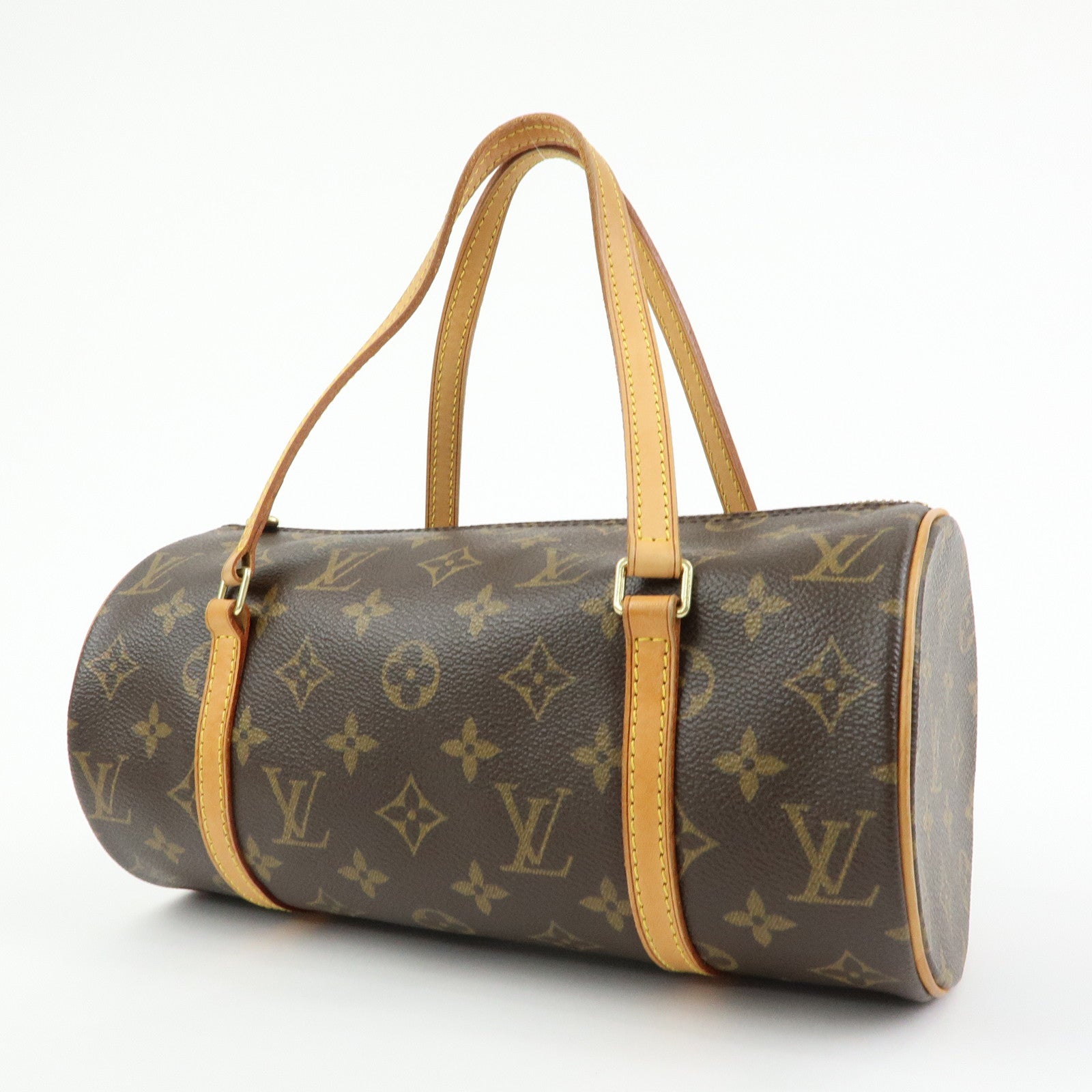 Louis Vuitton Monogram Papillon 26 Hand Bag Brown M51386