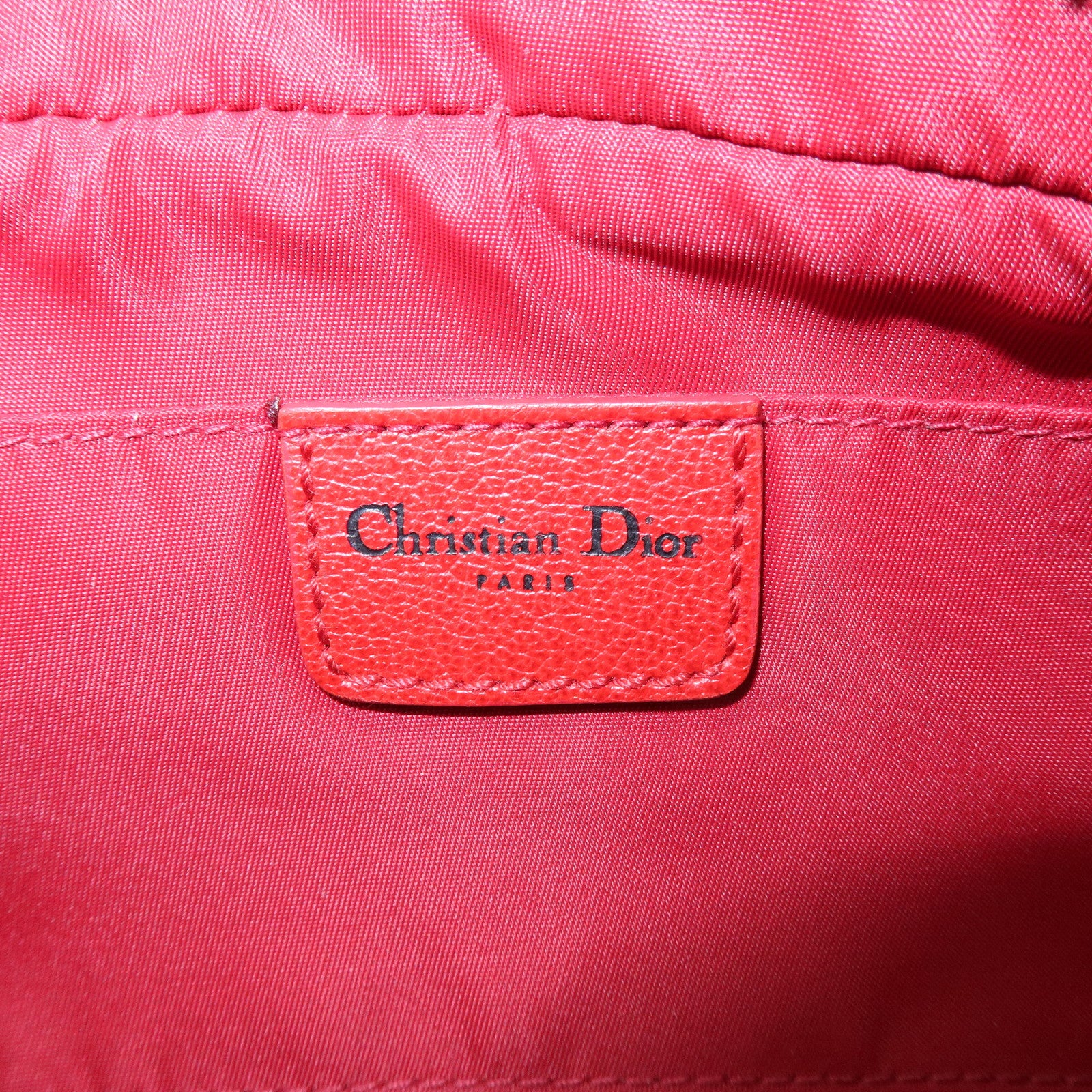 Christian Dior Trotter Rasta Mini Shoulder Bag Hand Bag Brown Red