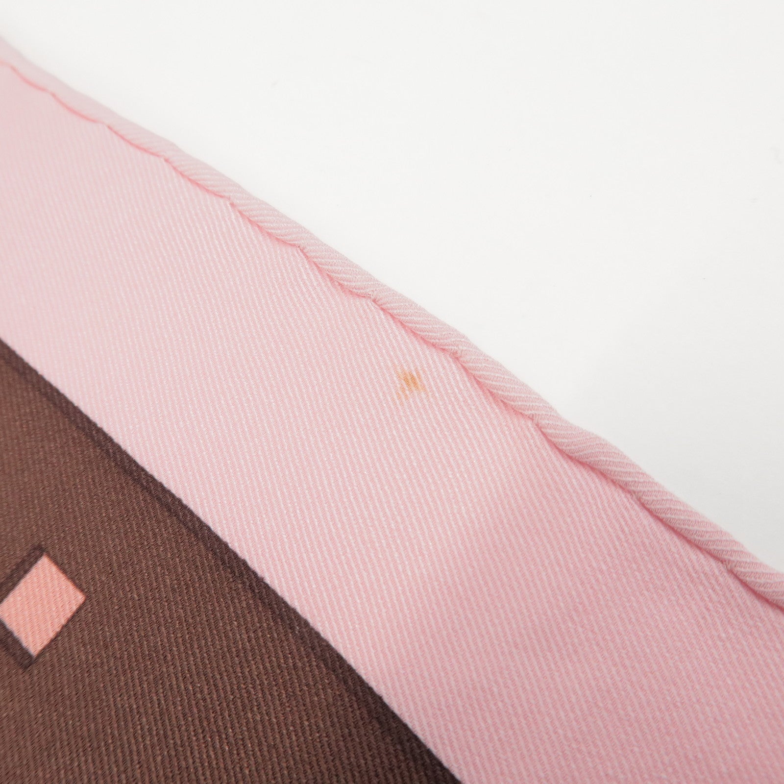 HERMES Carre 70 Silk 100% Scarf RYTHMES Pink Brown