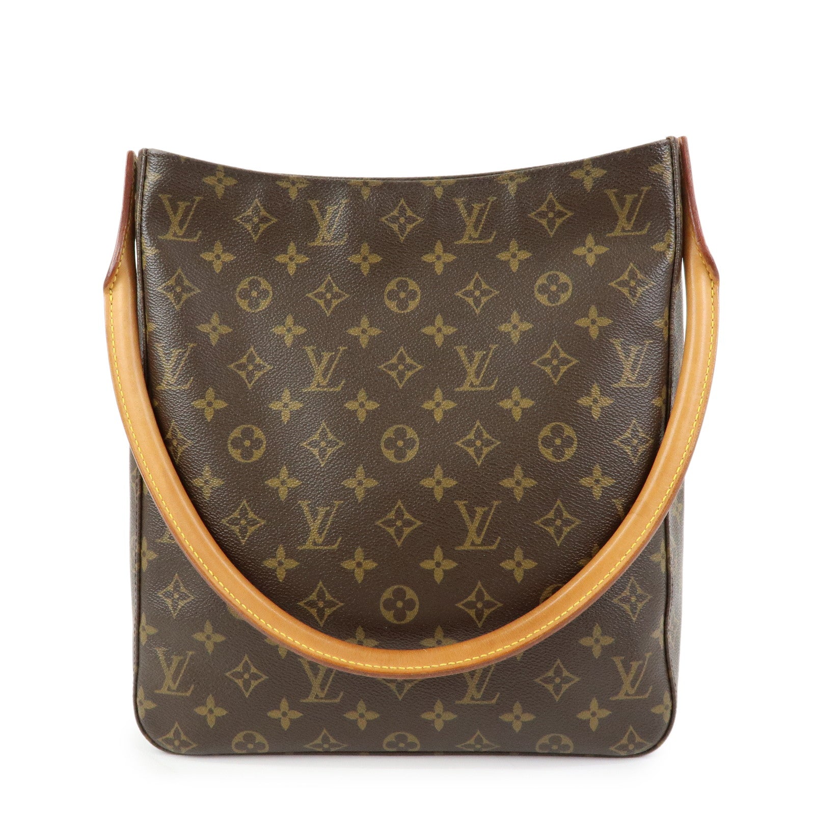 Louis Vuitton Monogram Looping GM Shoulder Bag Brown M51145