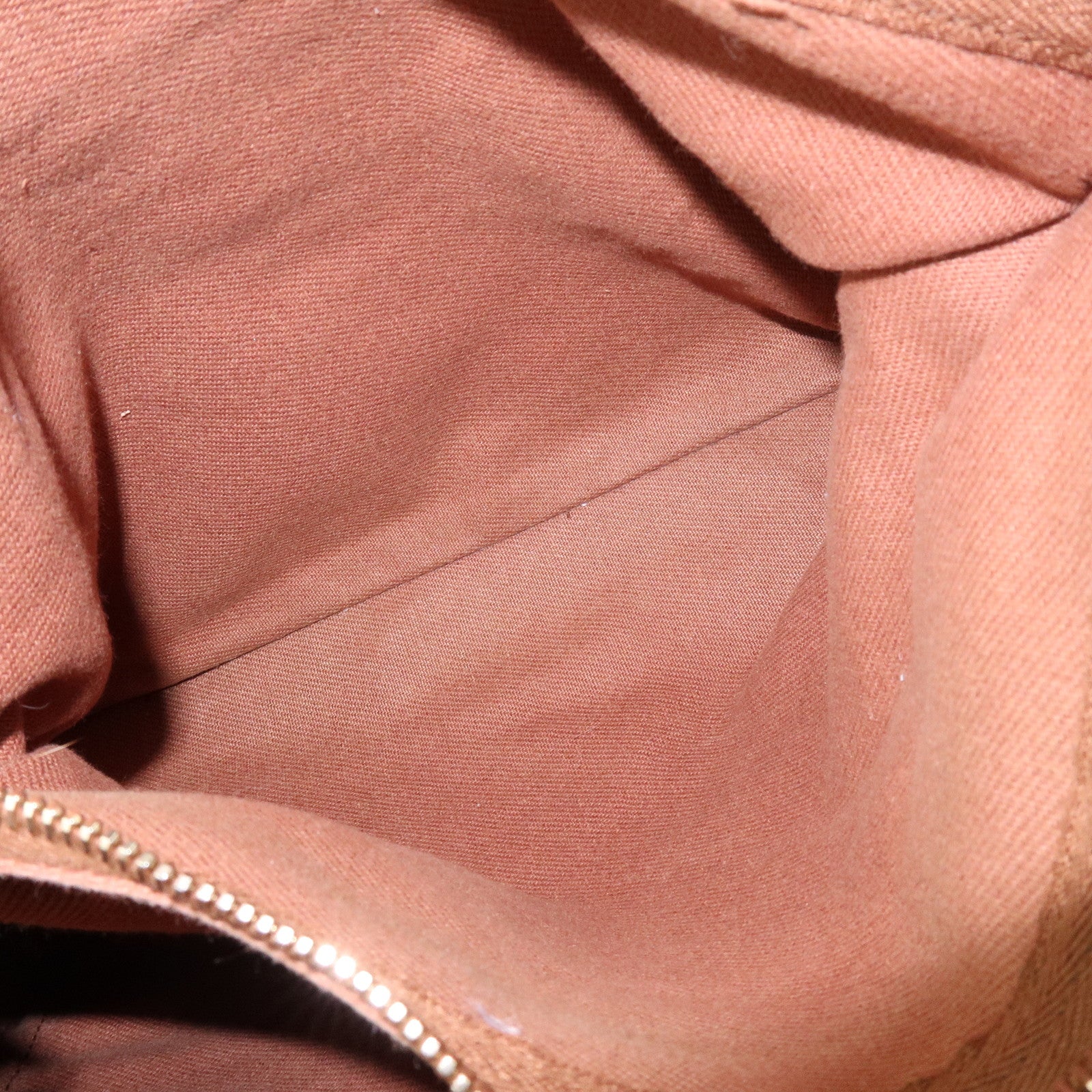 SAINT LAURENT PARIS Muse Two Leather Canvas Hand Bag Brown 229680