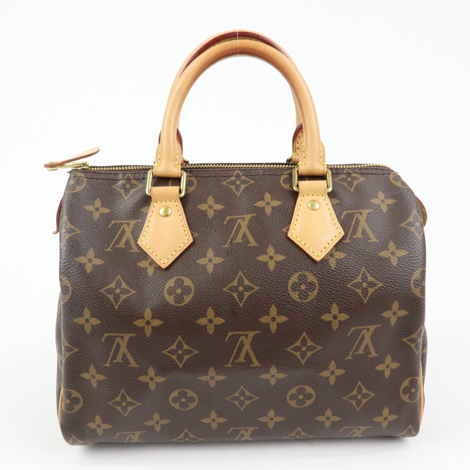 Louis Vuitton Monogram Speedy 25 Hand Bag Boston Bag Brown M41109