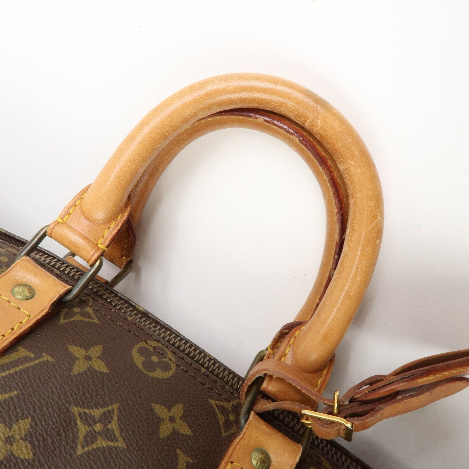 Louis Vuitton Monogram Keep All 45 Boston Bag Brown M41428