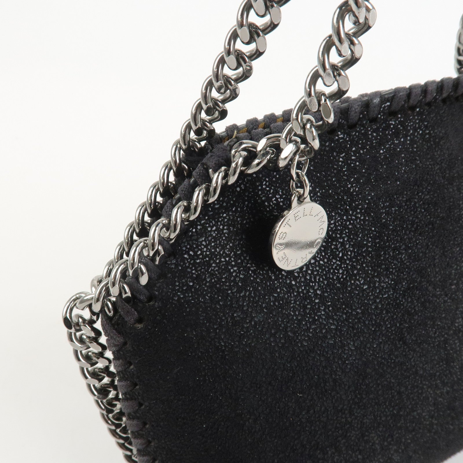 STELLA MCCARTNEY Falabella Polyester 2Way Bag Hand Bag Black
