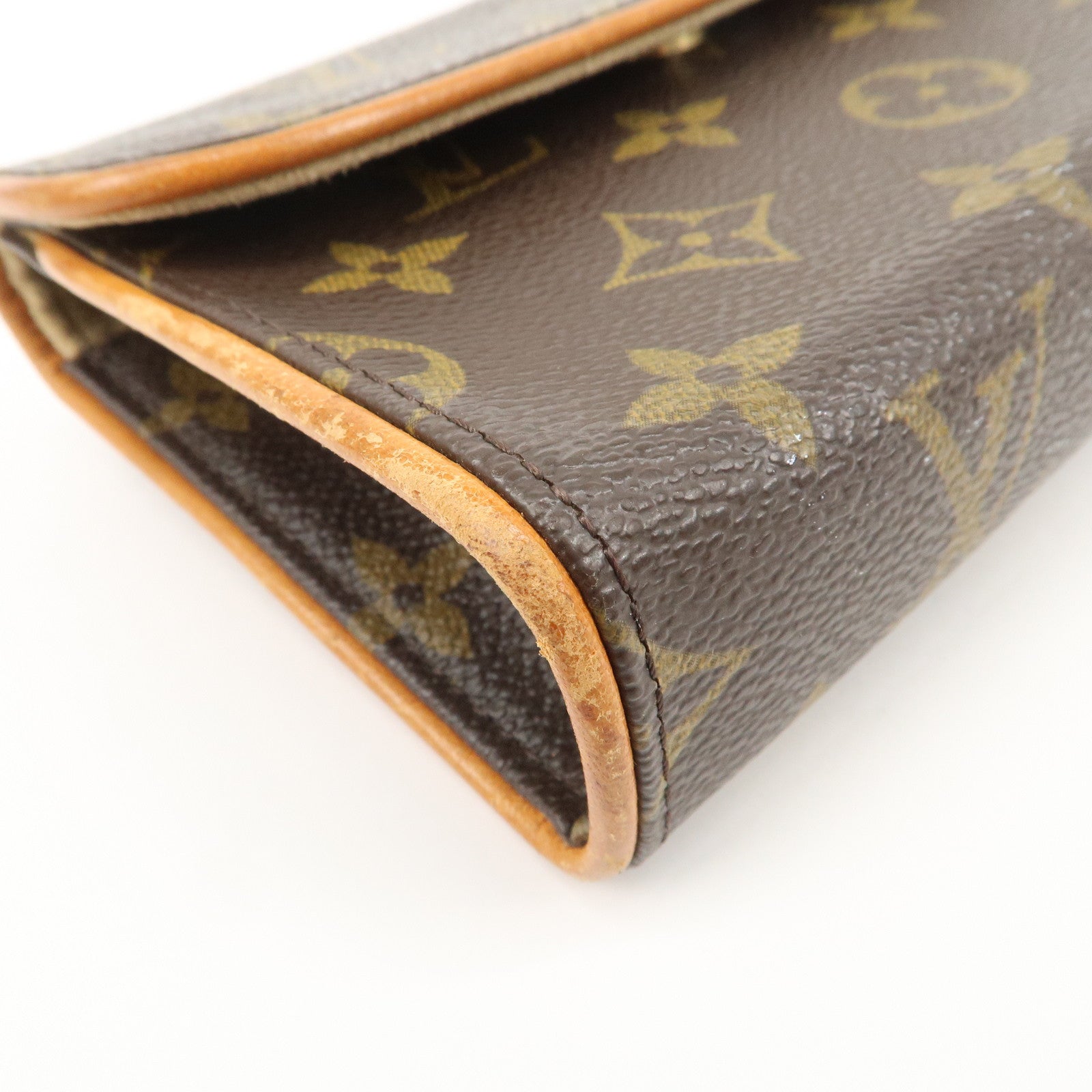Louis Vuitton Monogram Pochette Florentine Waist Bag Belt M51855 Used